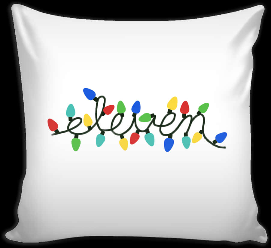 Design Perne cu Lumini de Crăciun Believe Fundal