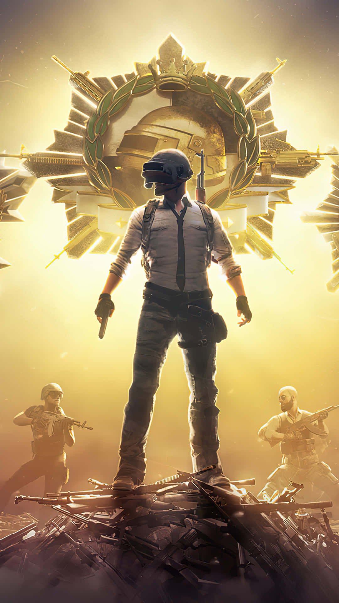 Design poster portret Pixel 3 Playerunknown's Battlegrounds Fundal