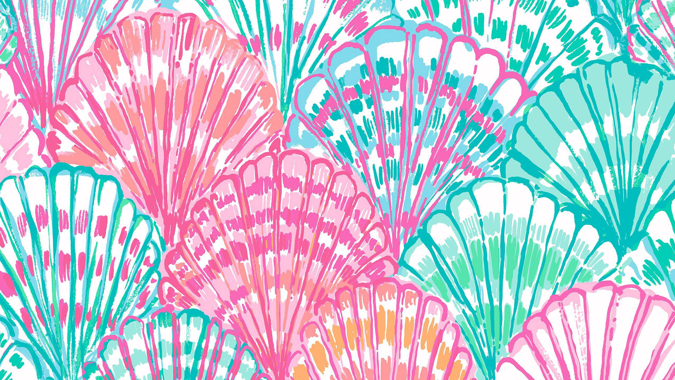 Design Preppy PFP cu Scoici Colorate Fundal