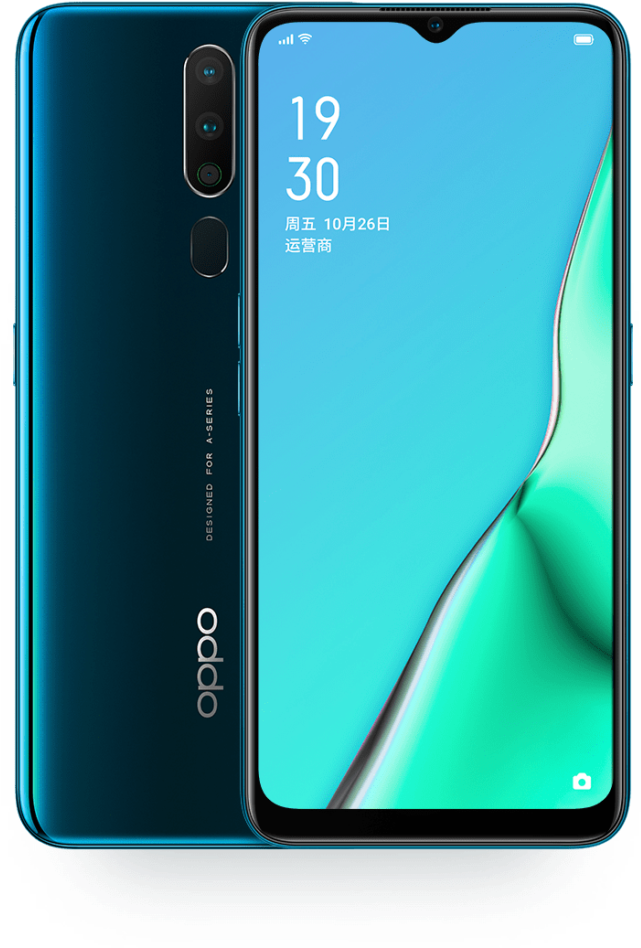 Designul ecranului și al camerei smartphone-ului Oppo Fundal