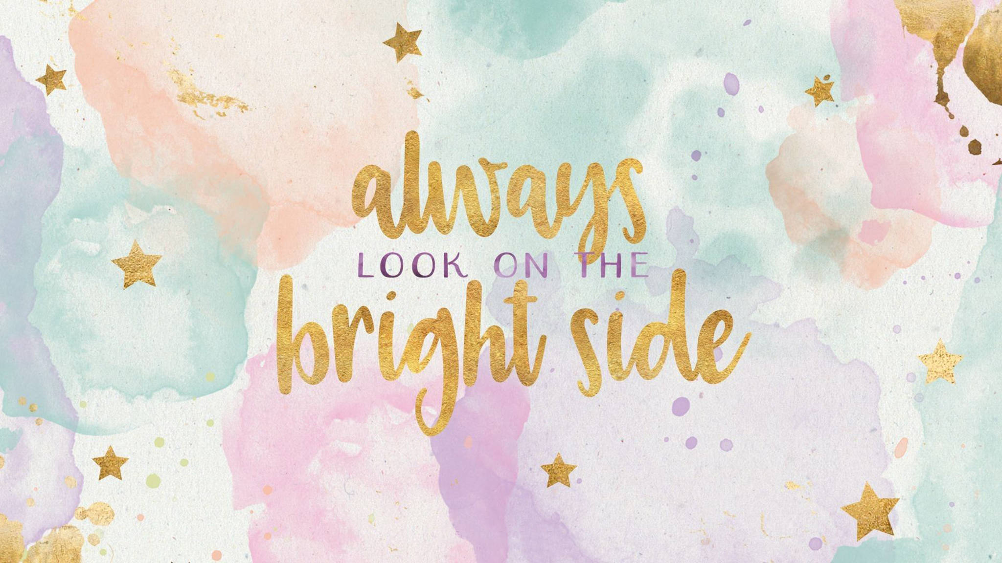 Desktop Estetic cu Citat Inspirator Fundal