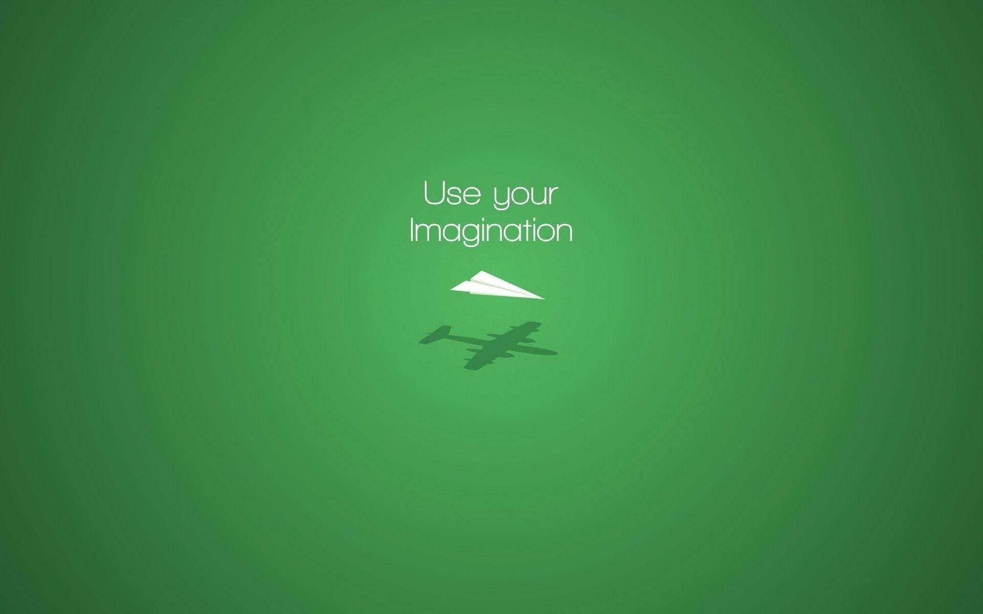 Desktop Motivațional Imaginație Fundal