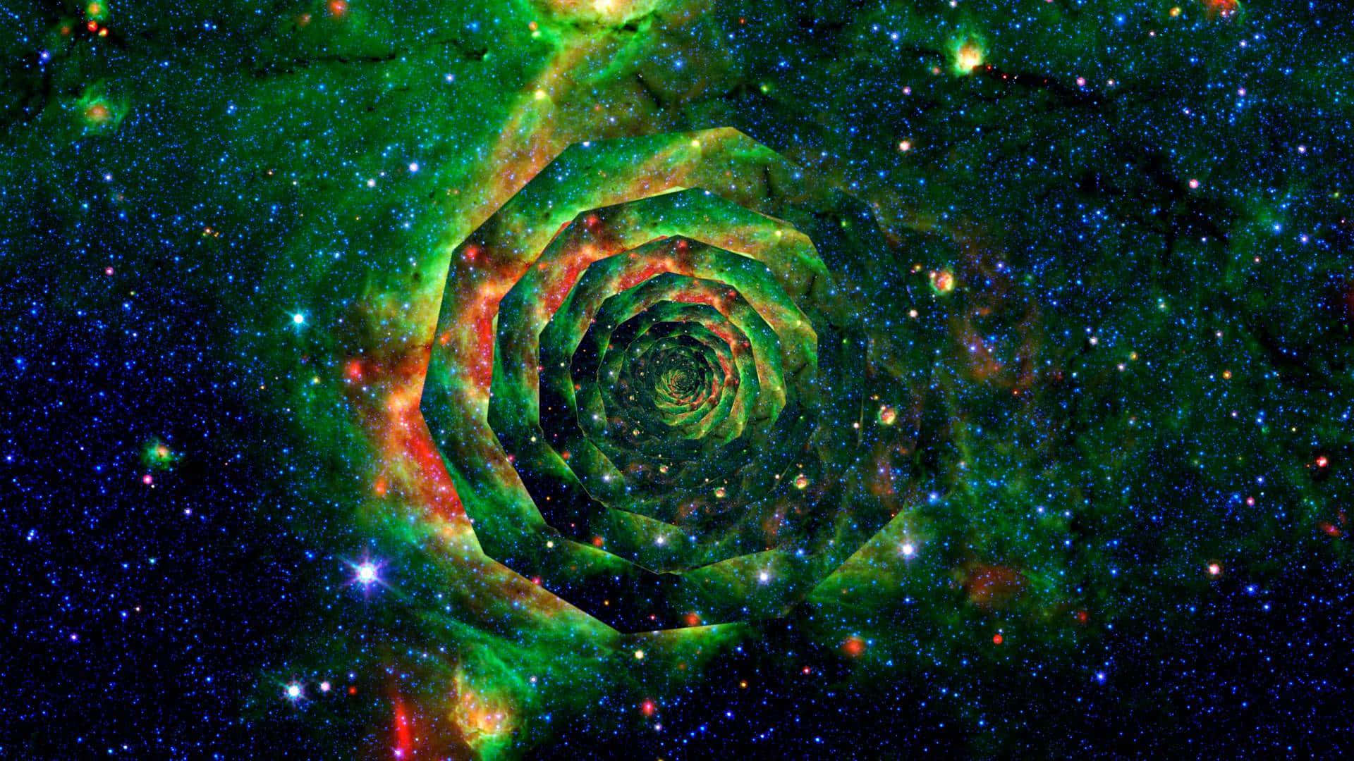 Desktop Trippy Cosmos Fundal