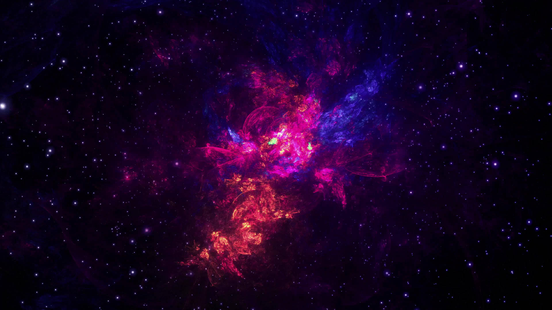Desktop Univers Abstract în Mișcare 4K Fundal