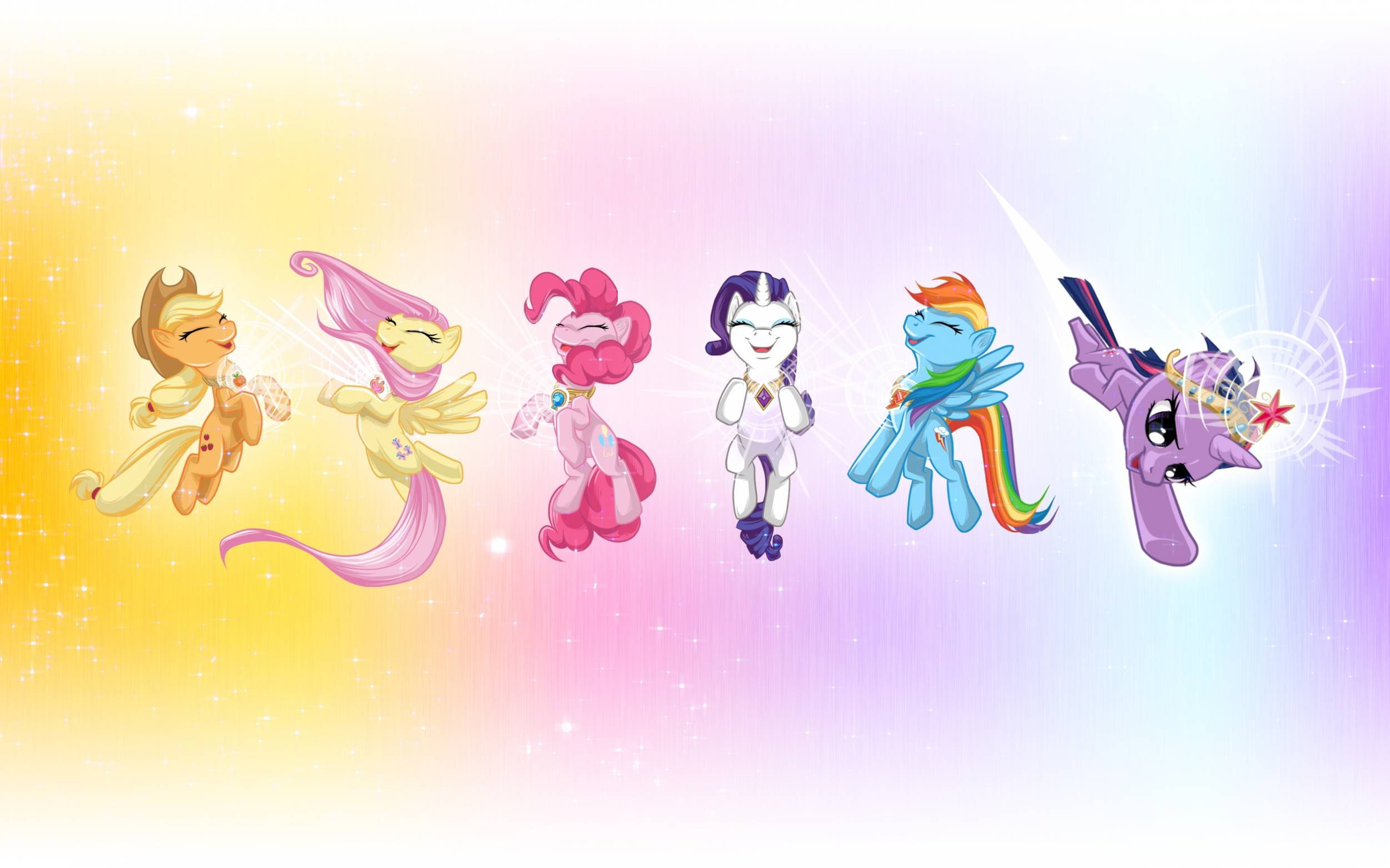 Desktop vesel și colorat cu My Little Pony Fundal