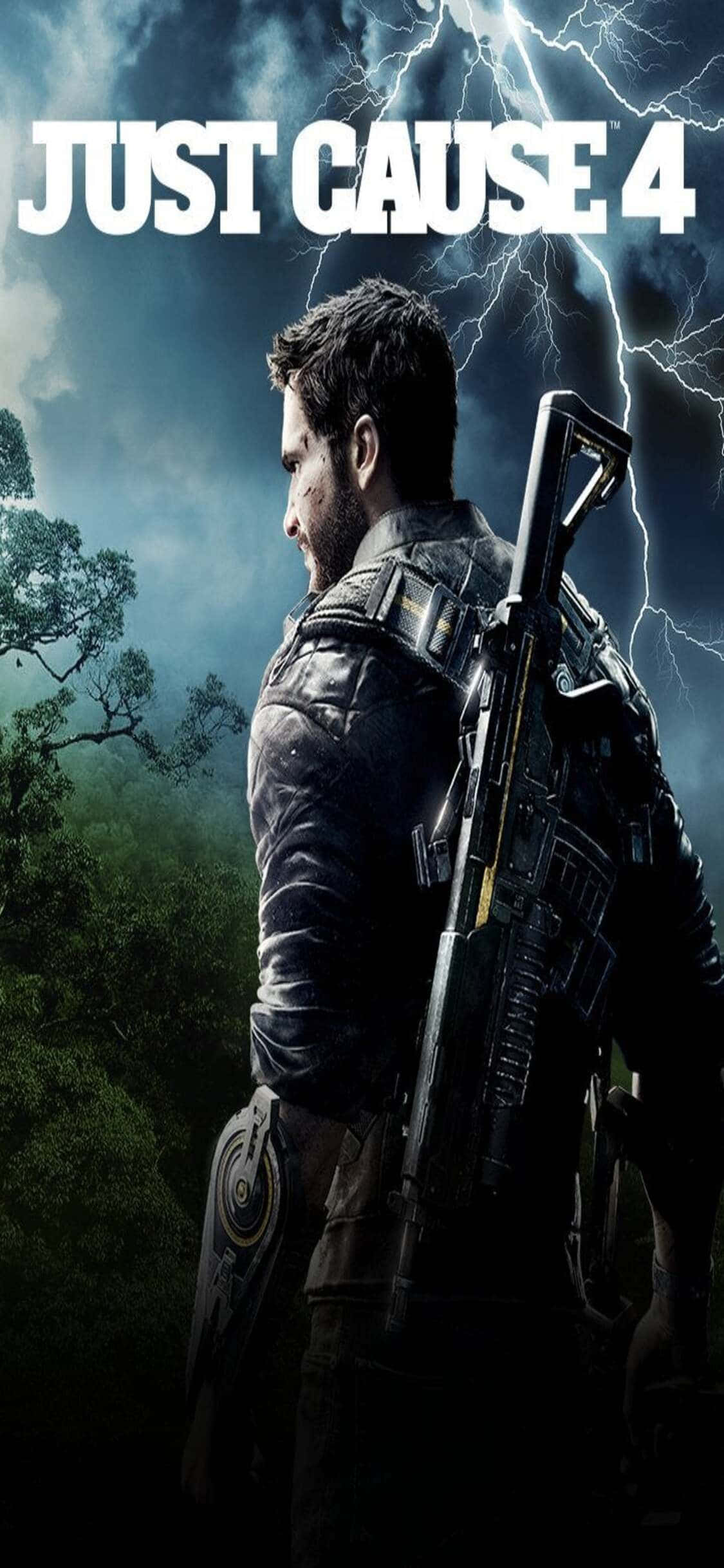 Deveniți agentul suprem al haosului pe iPhone X cu Just Cause 4 Fundal