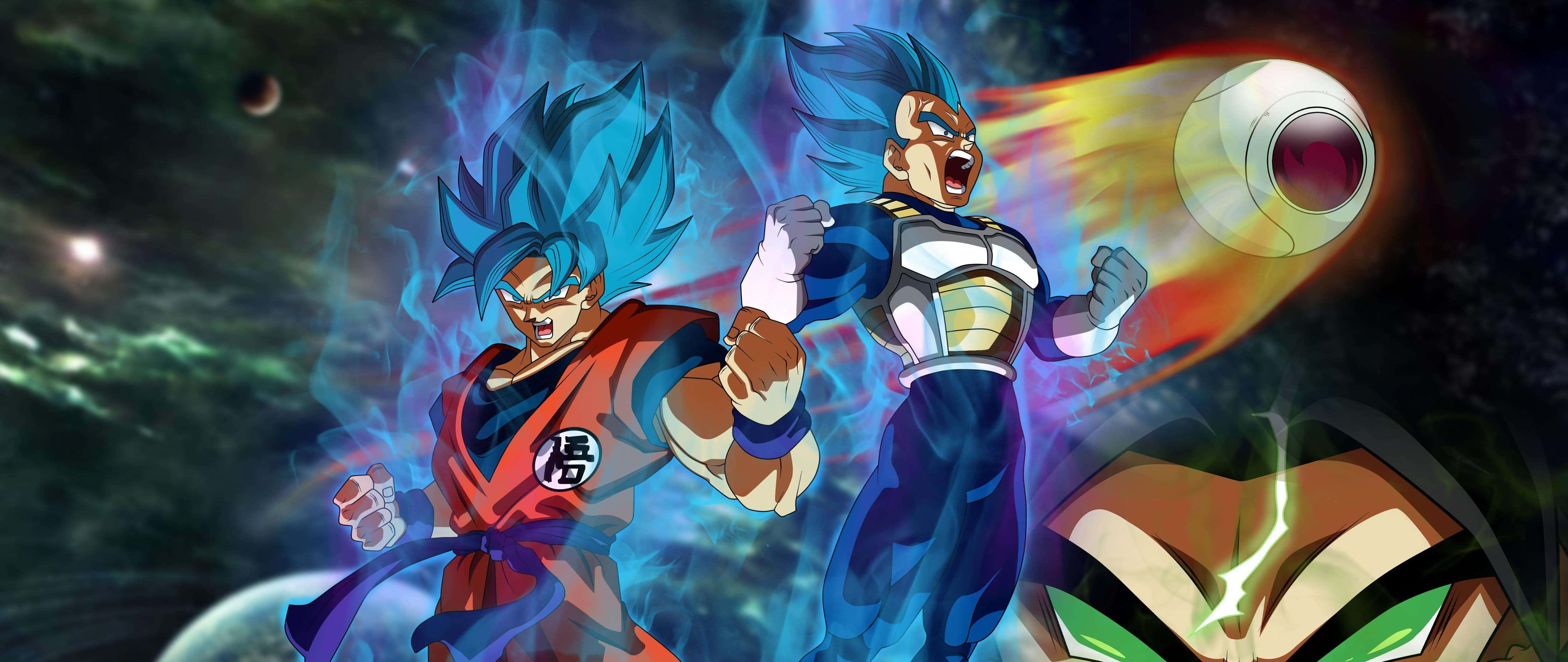 Dezlănțuie-ți Super Saiyanul Interior cu Dragon Ball Super Broly Fundal