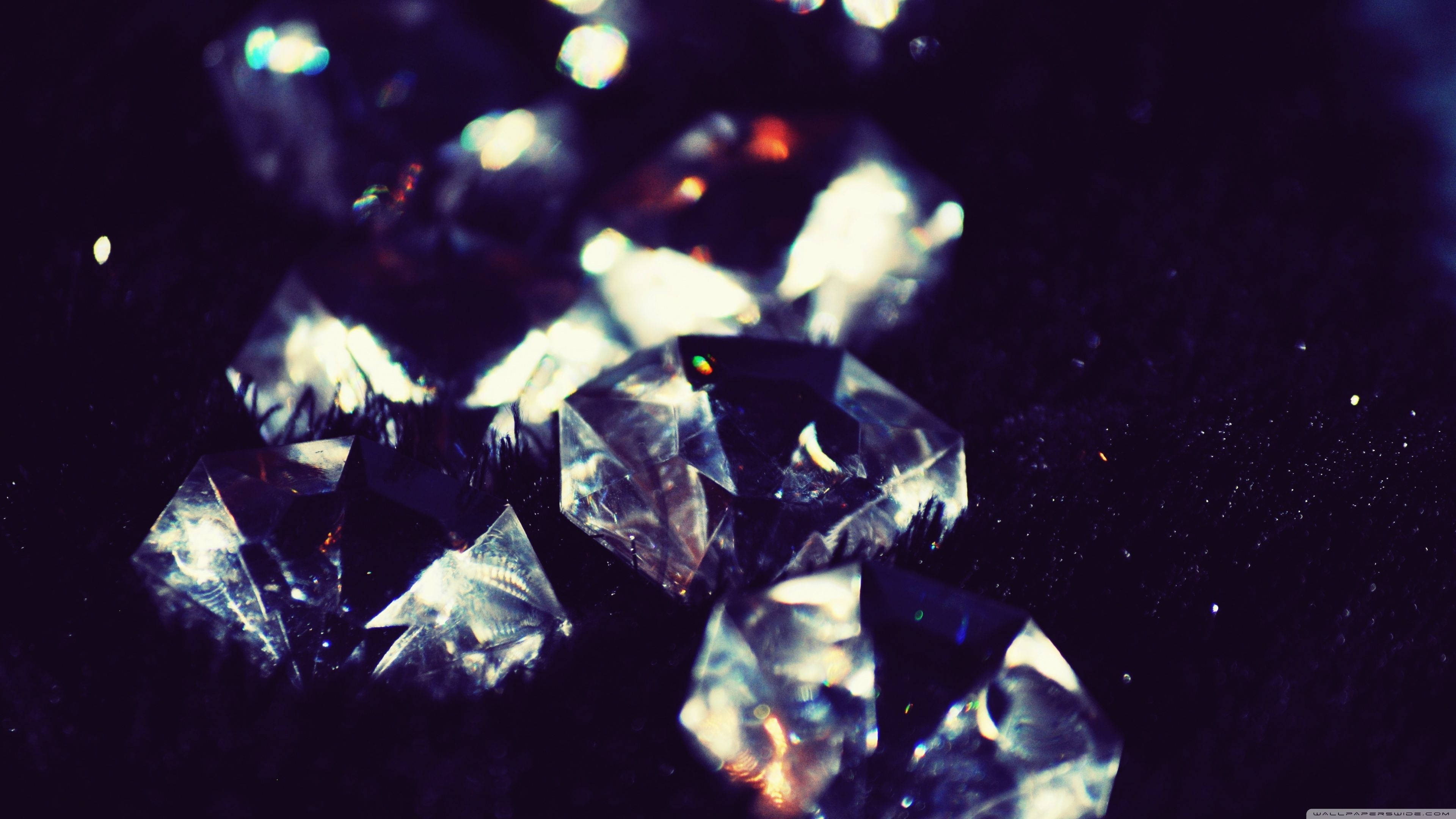 Diamante Macro Estetică Vintage Fundal