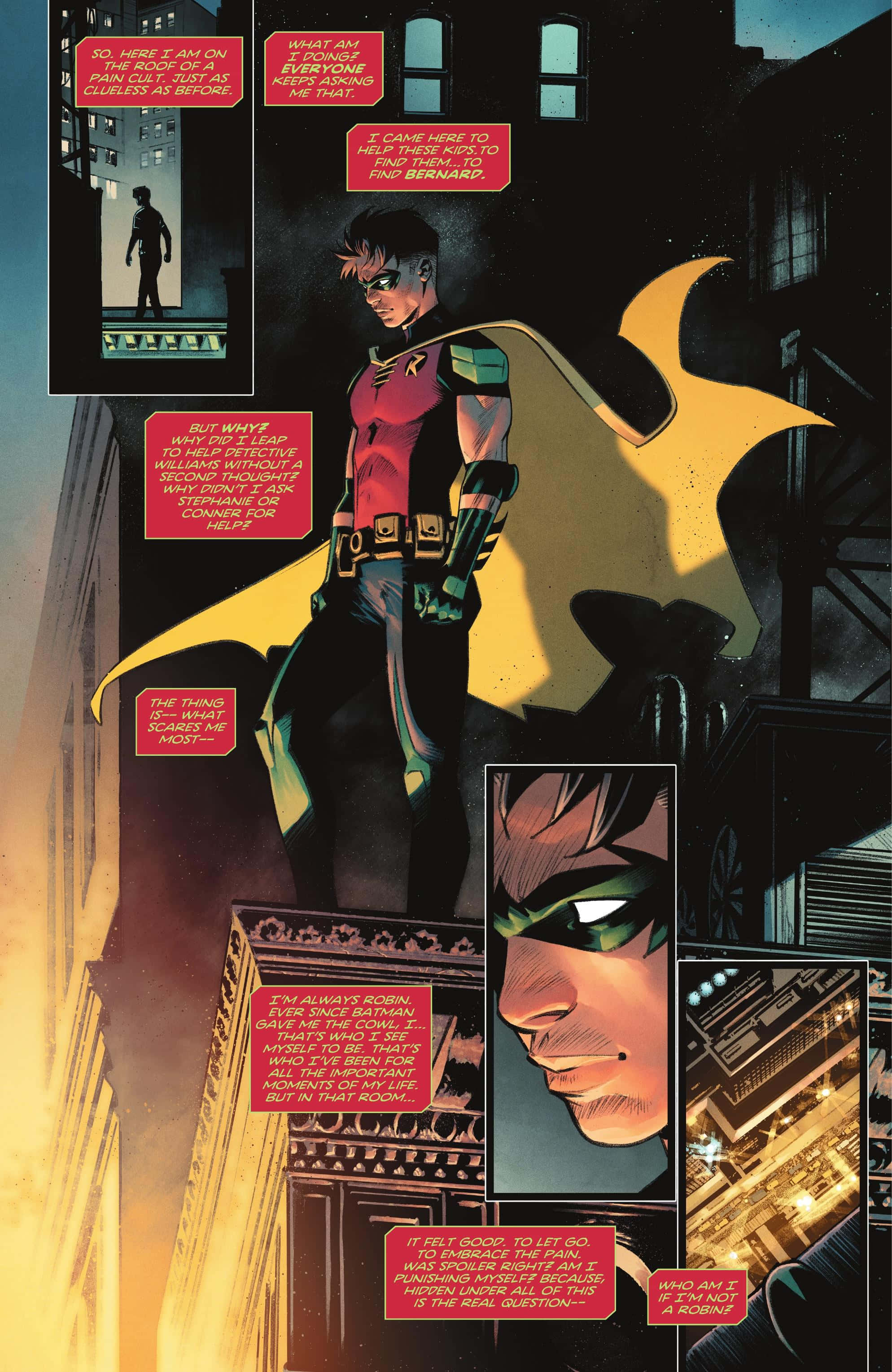 Dinamic Tim Drake în acțiune Fundal