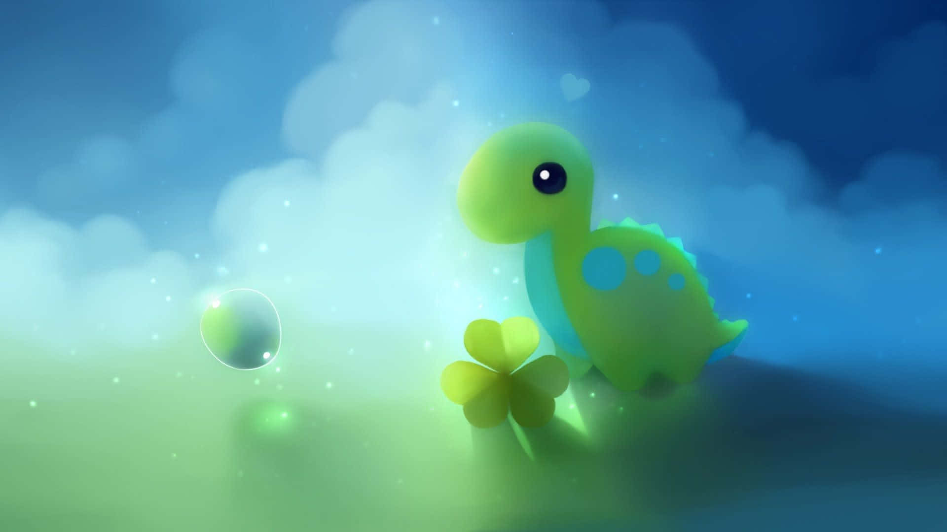 Dinozaur adorabil într-o aventură fermecătoare Fundal