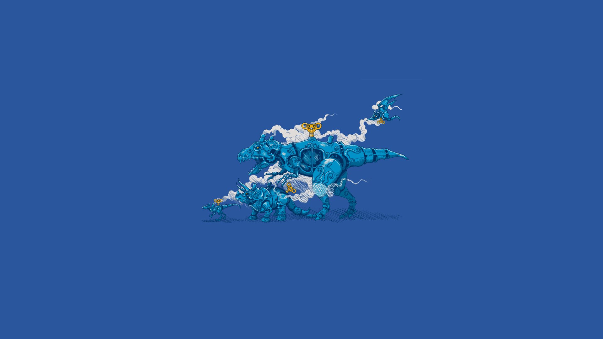 Dinozaur drăguț imagine 1920 x 1080 Fundal