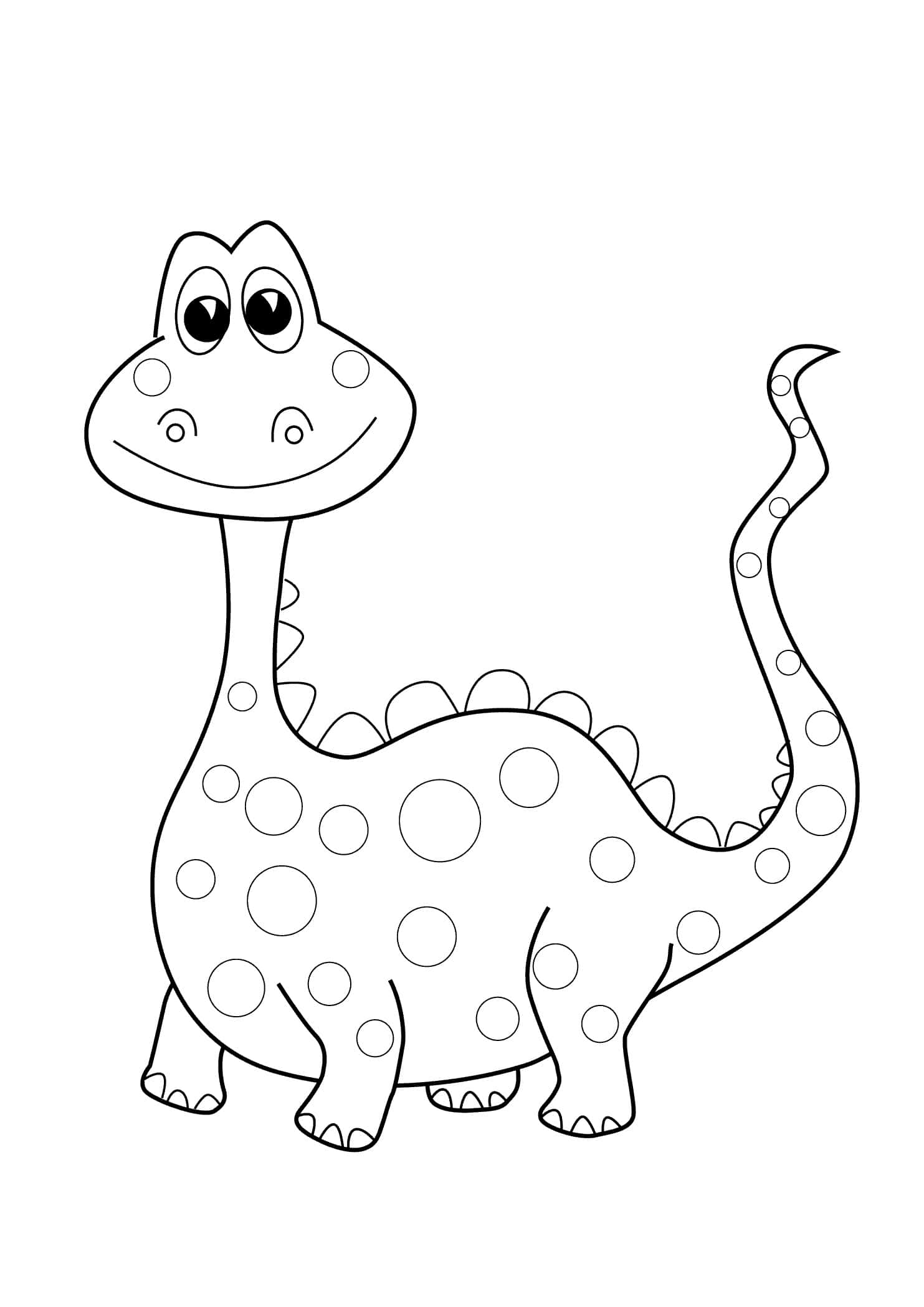 Dinozauri de colorat pentru copii Fundal