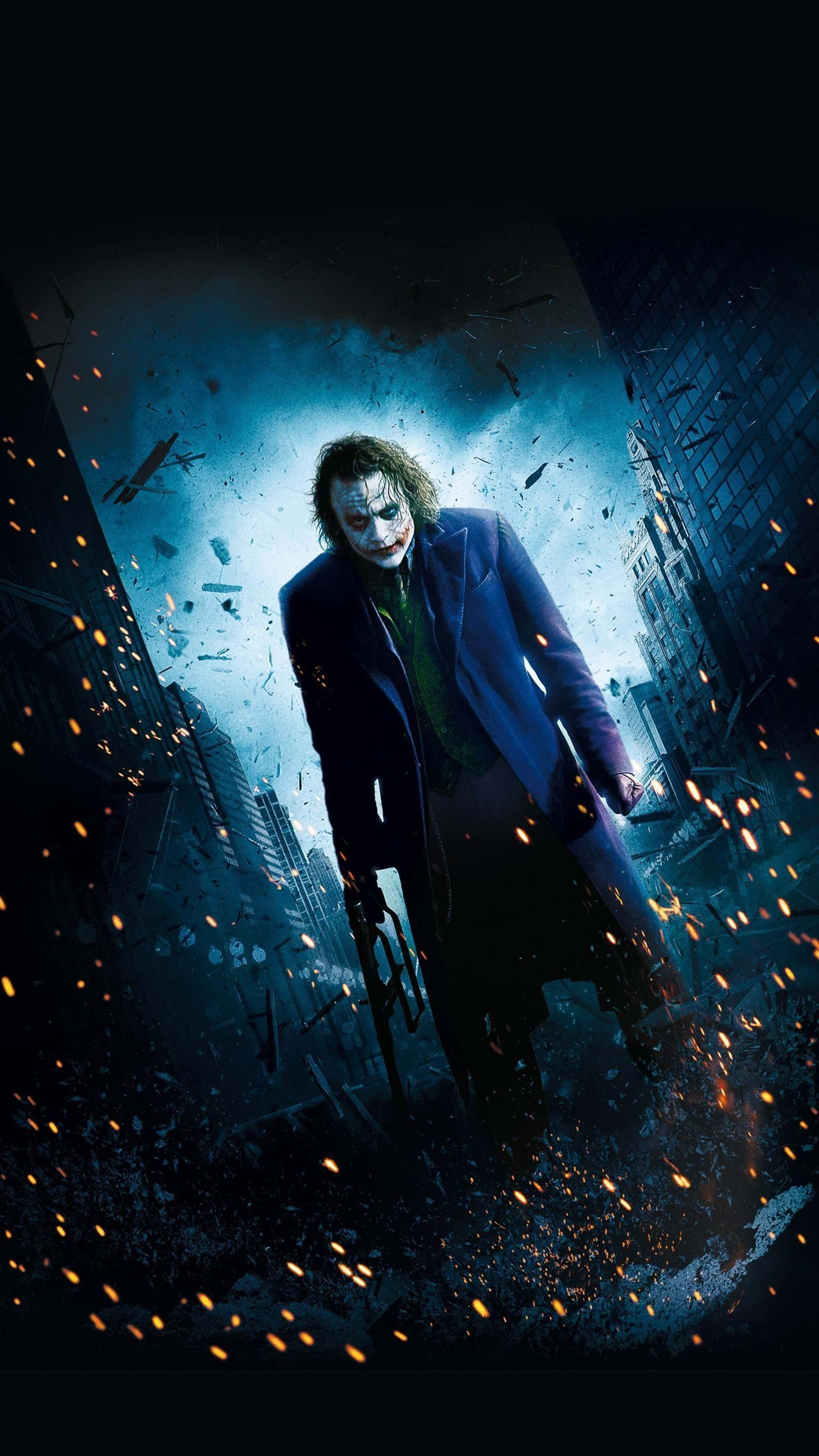Discută Totul Despre Joker 4K Telefon Fundal