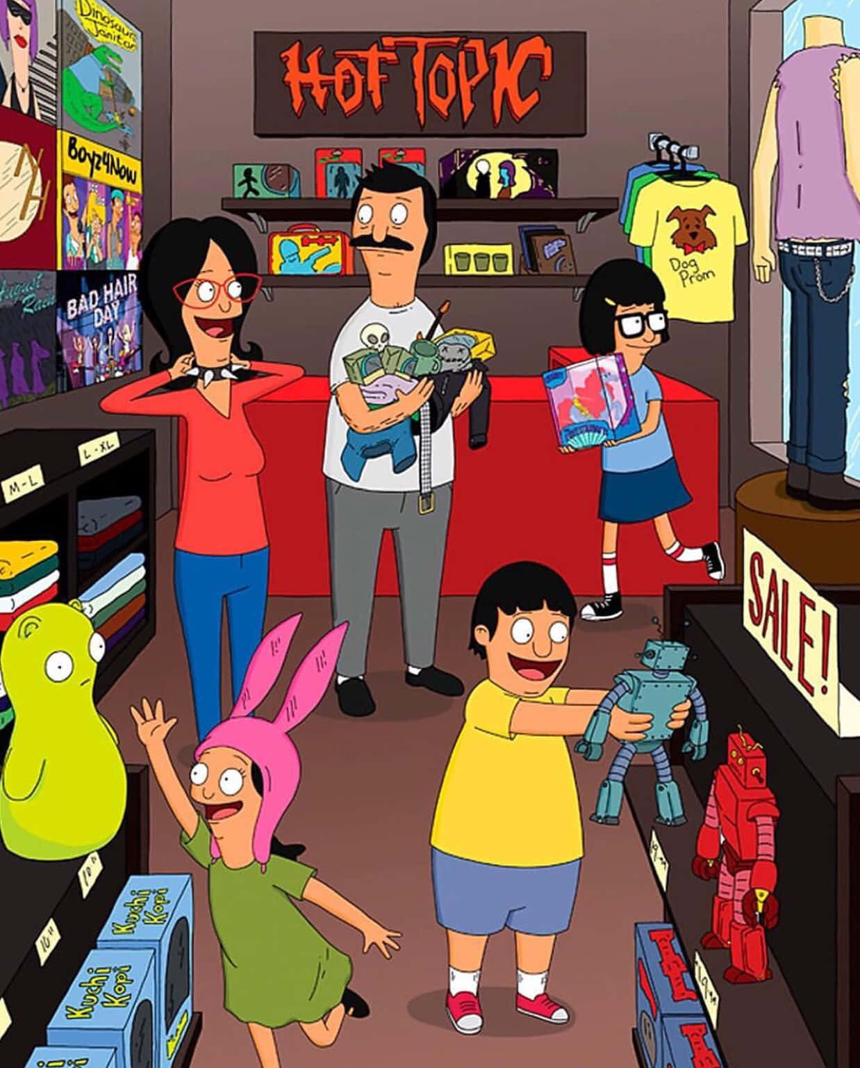 Distracție în familie la Bob’s Burgers Fundal