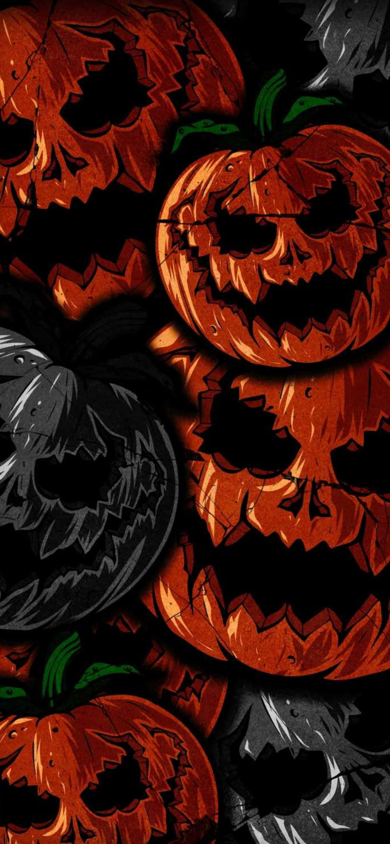 Distracție și sperieturi de Halloween cu un iPhone Fundal