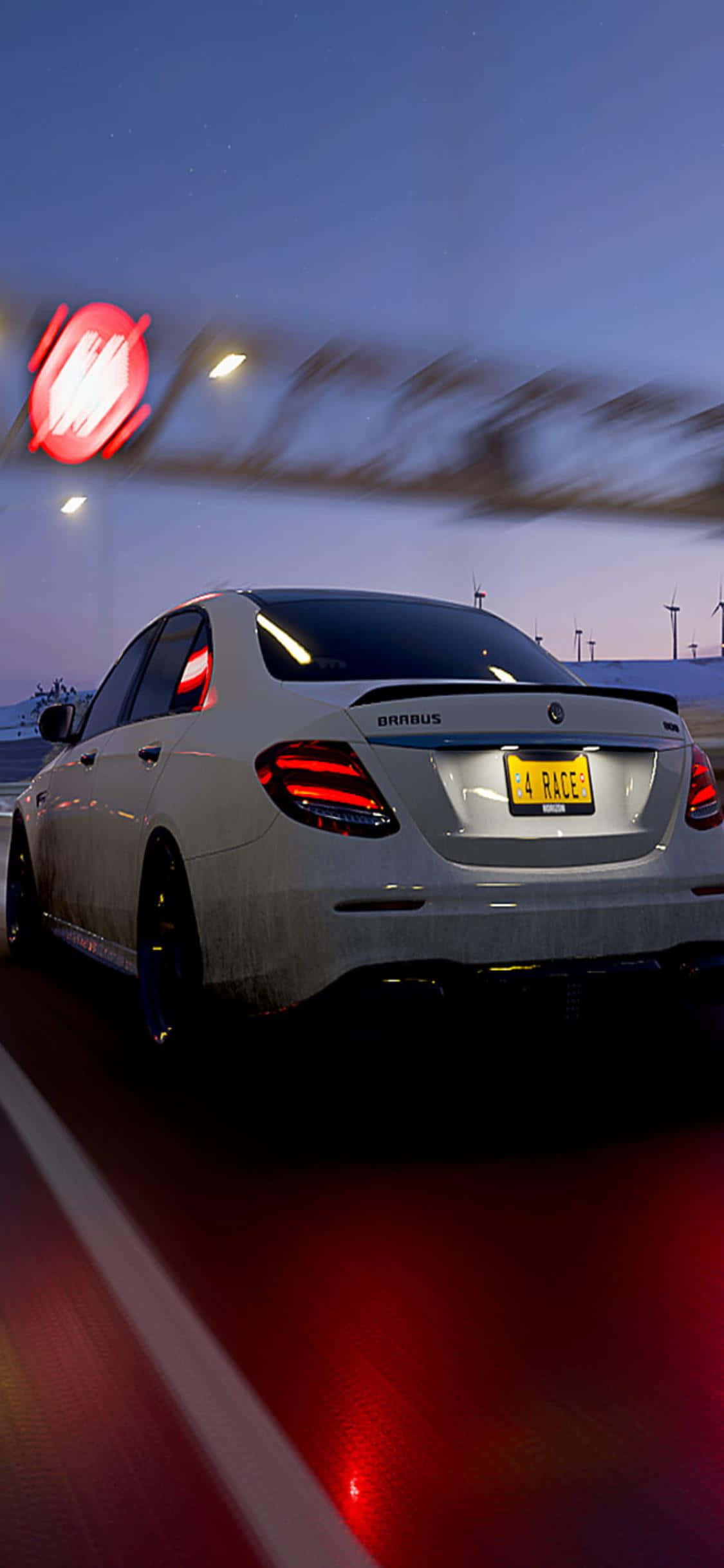 Distrați-vă accelerând! Bucurați-vă de aventura Forza Horizon 4 pe iPhone Xs Fundal