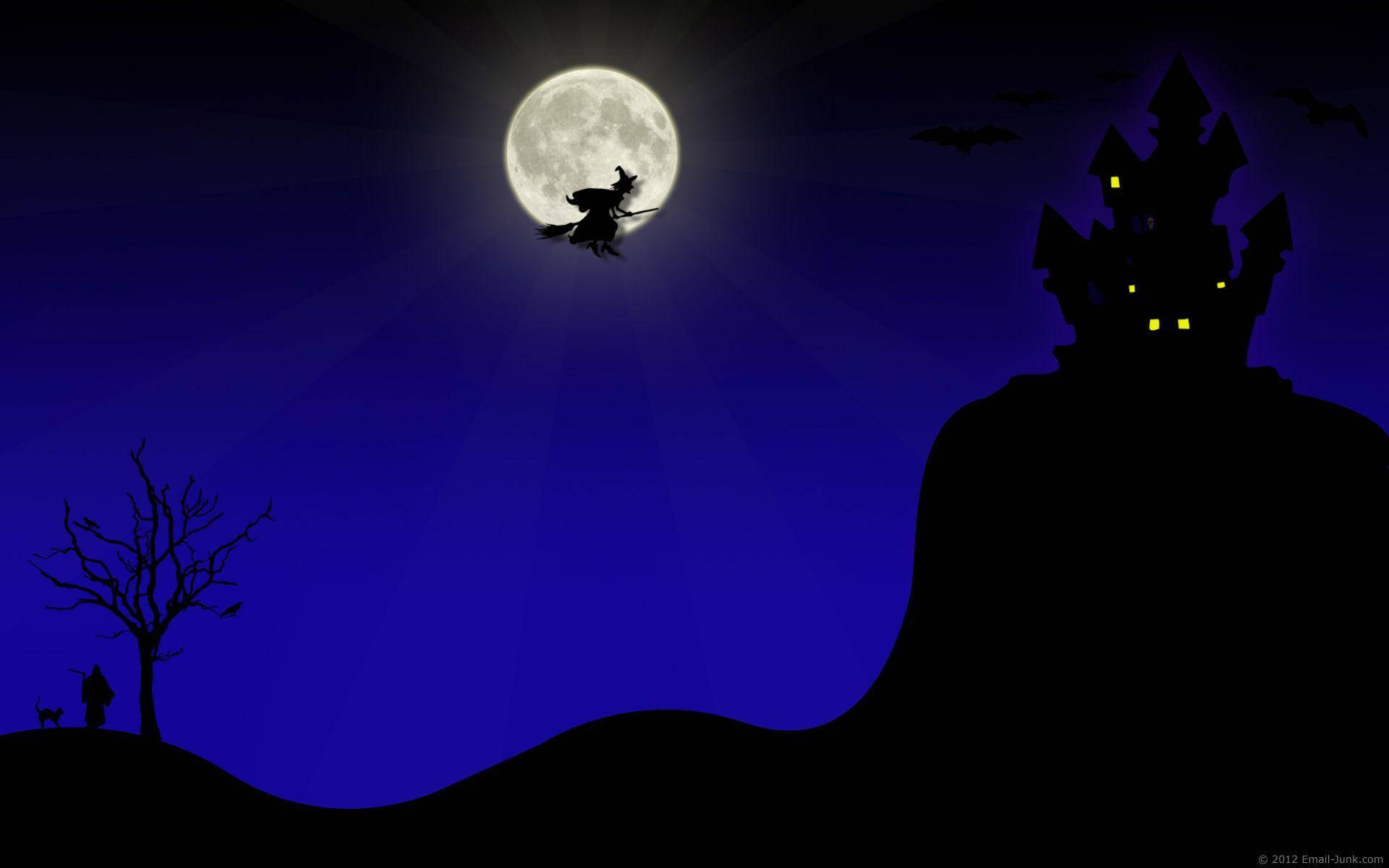 Distrează-te de Halloween cu o aventură în Casa Bântuită! Fundal