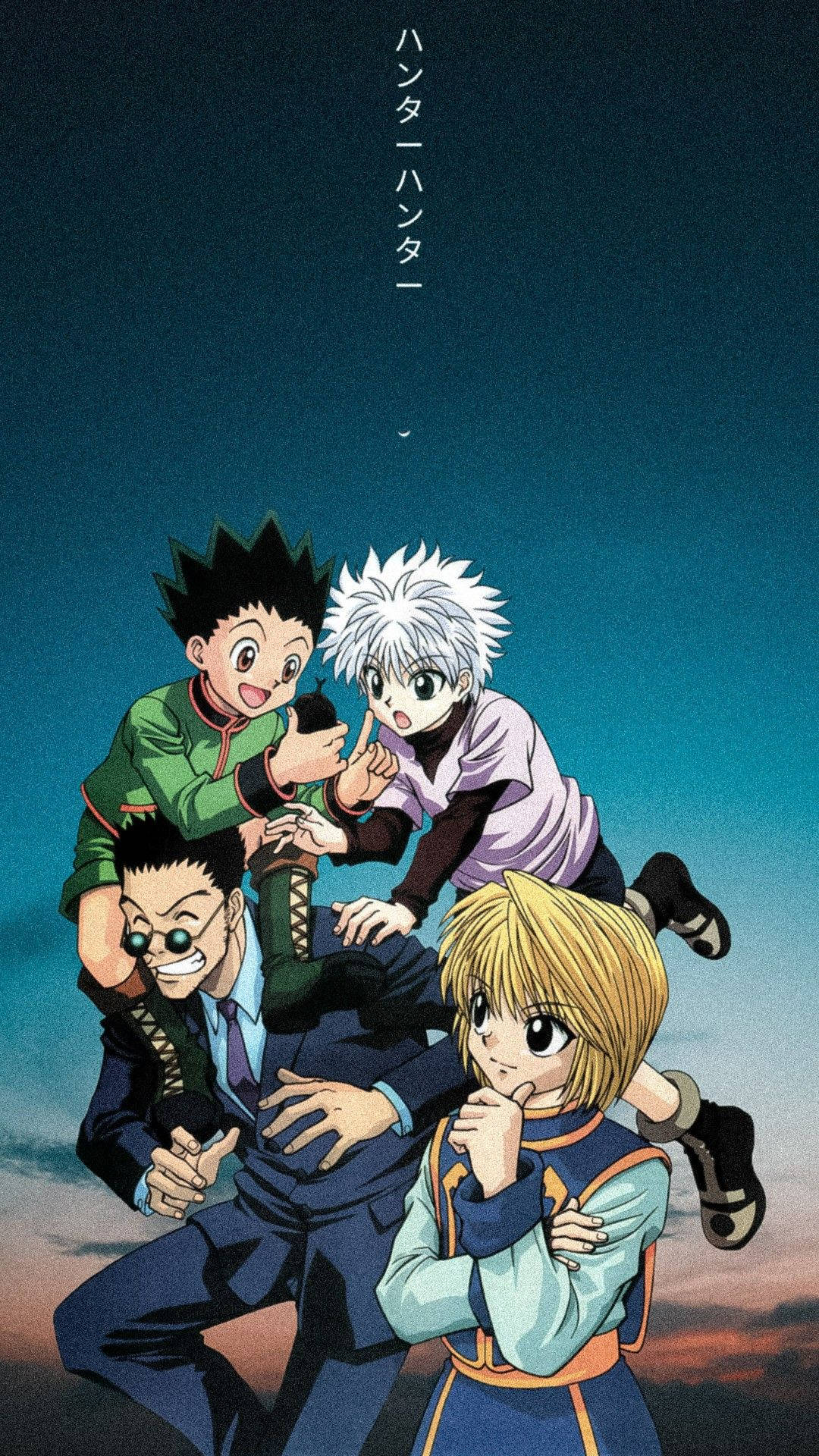 Distribuția Hunter X Hunter iPhone Fundal