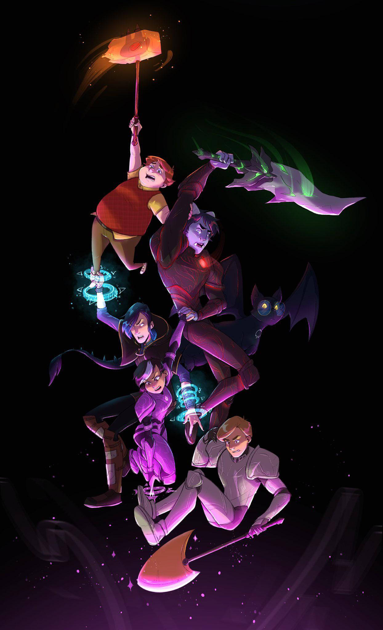 Distribuția Trollhunters Tales Of Arcadia Fundal