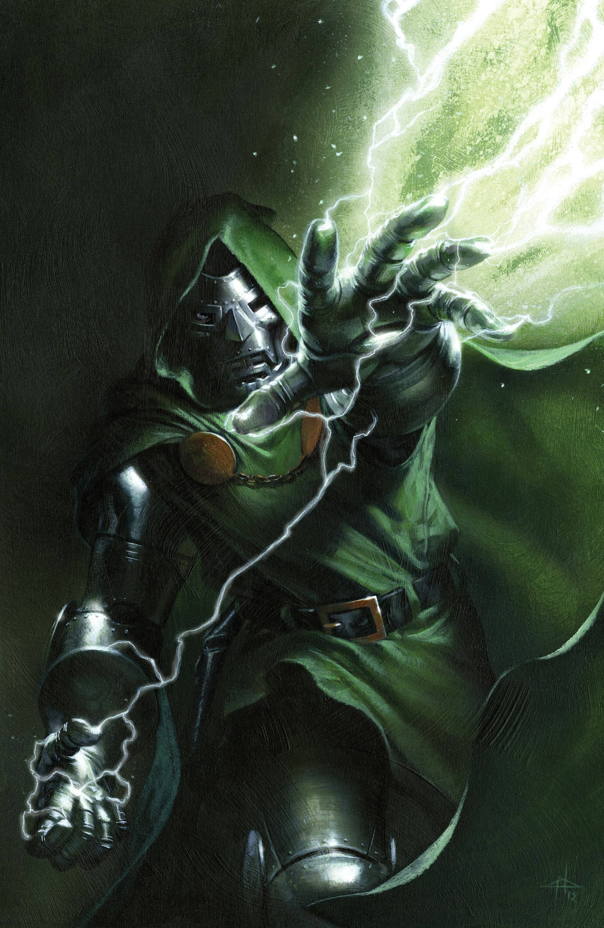 Doctor Doom Lightning Fundal