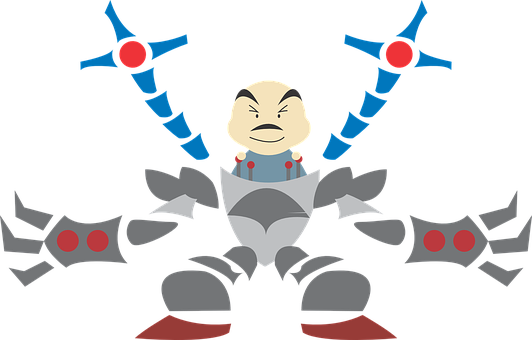 Doctor Octopus animat, răufăcătorul Spiderman Fundal