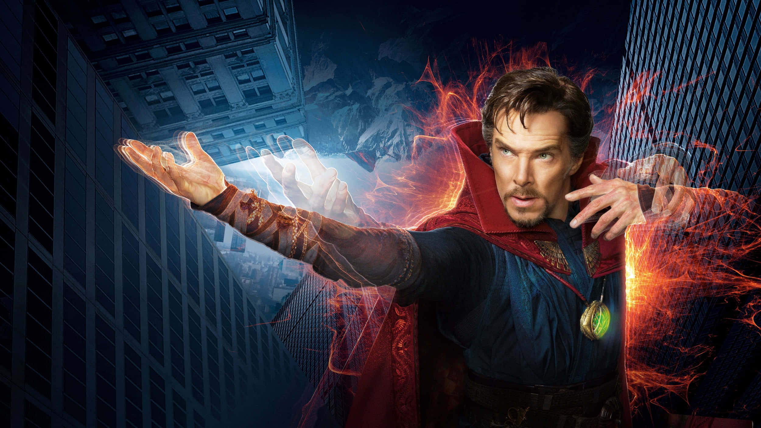 Doctor Strange 2 Doctor Strange Roșu Estetic Fundal