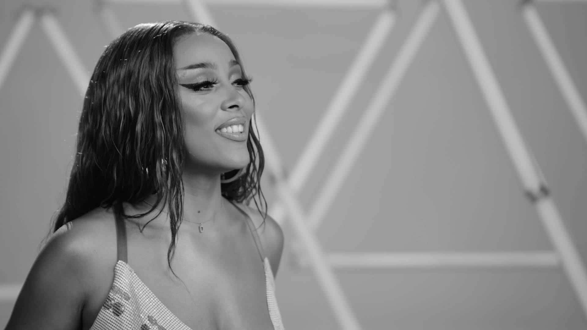 Doja Cat Femeie Neagră Sexy Fundal