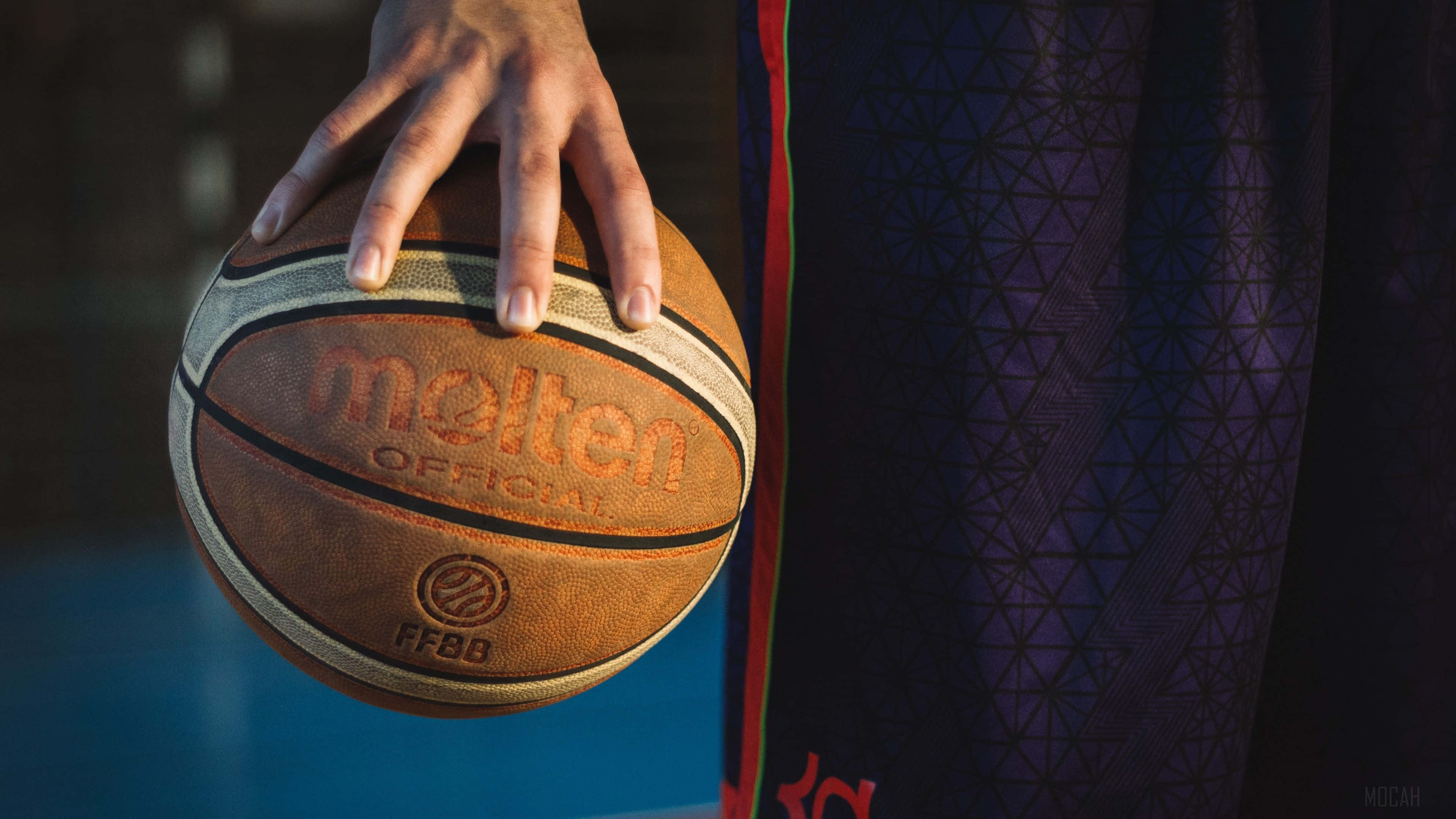 Domină terenul cu 4K Basketball Fundal