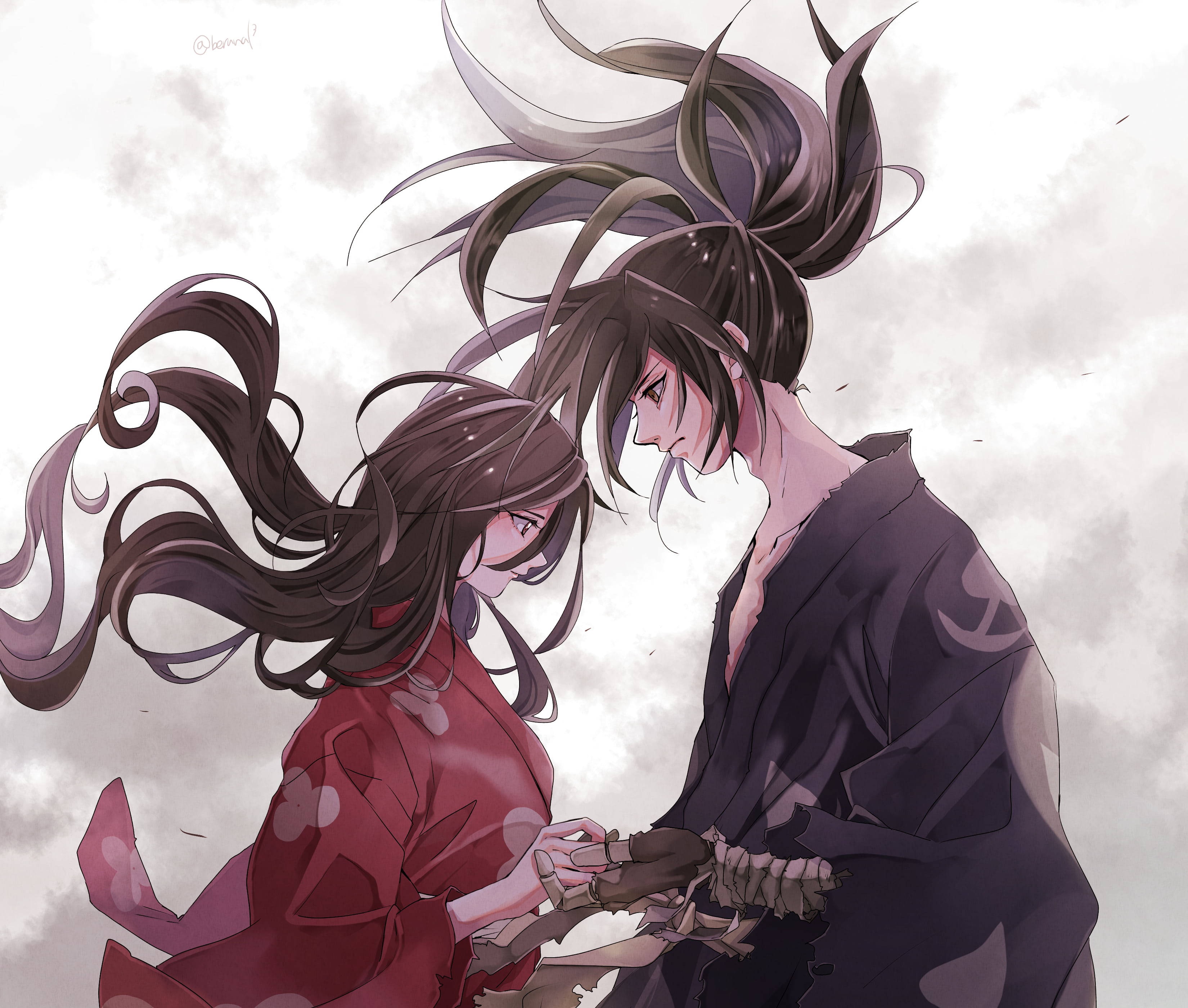 Dororo cuplu anime estetic Fundal