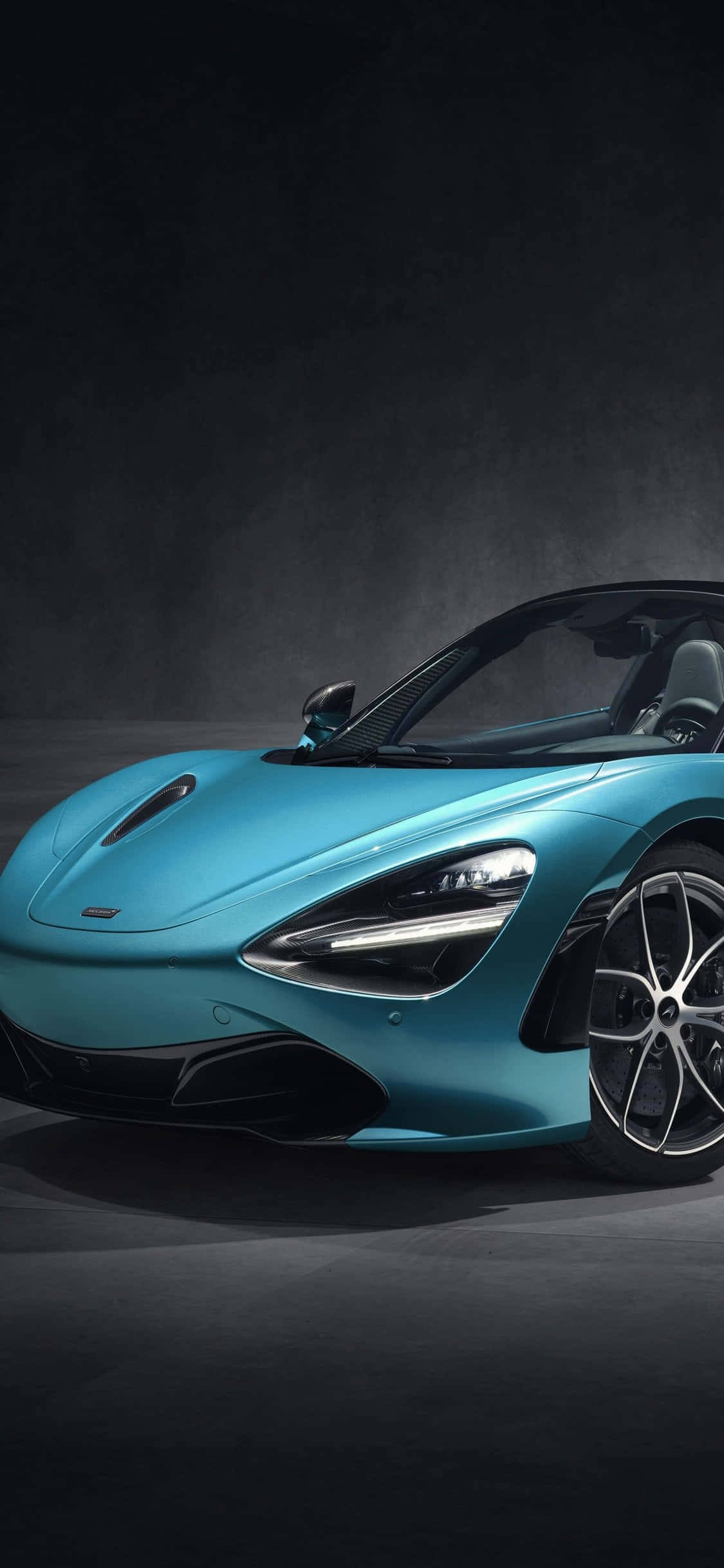 Două icoane ale vitezei și performanței, iPhone Xs și McLaren 720s Fundal