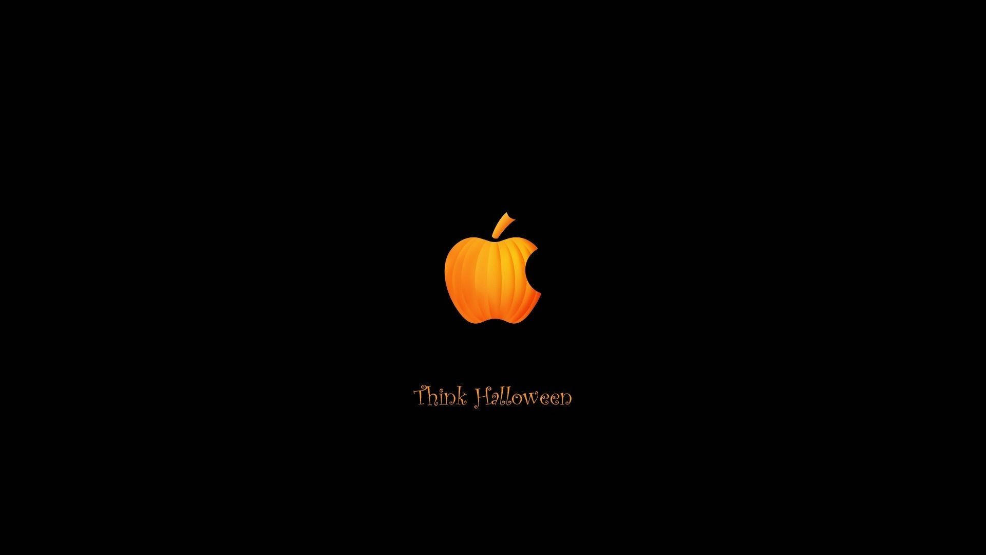 Dovleac Apple cu Estetică Drăguță de Halloween Fundal