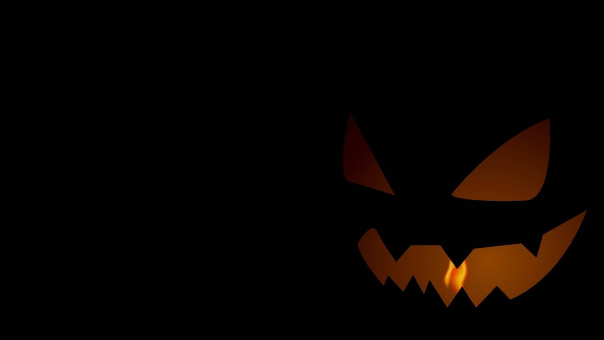 Dovleac de Halloween desen animat care strălucește Fundal