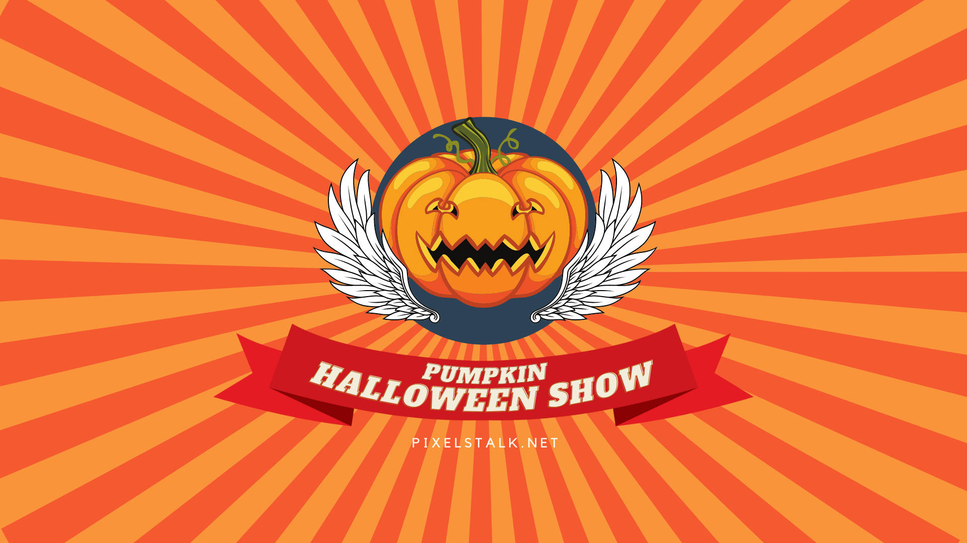 Dovleac de Halloween Vintage Fundal