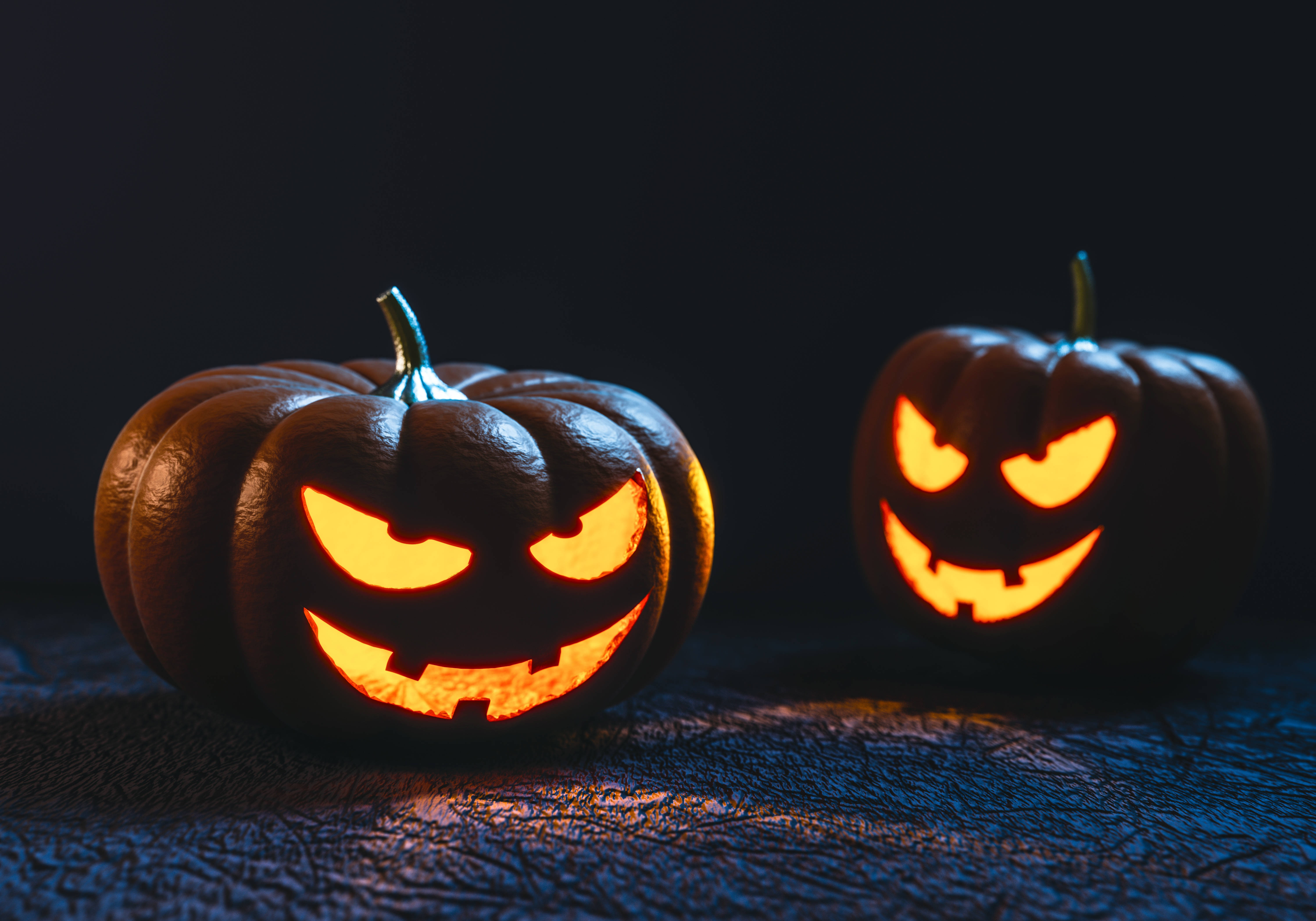 Dovleci Înfricoșători de Halloween Fundal