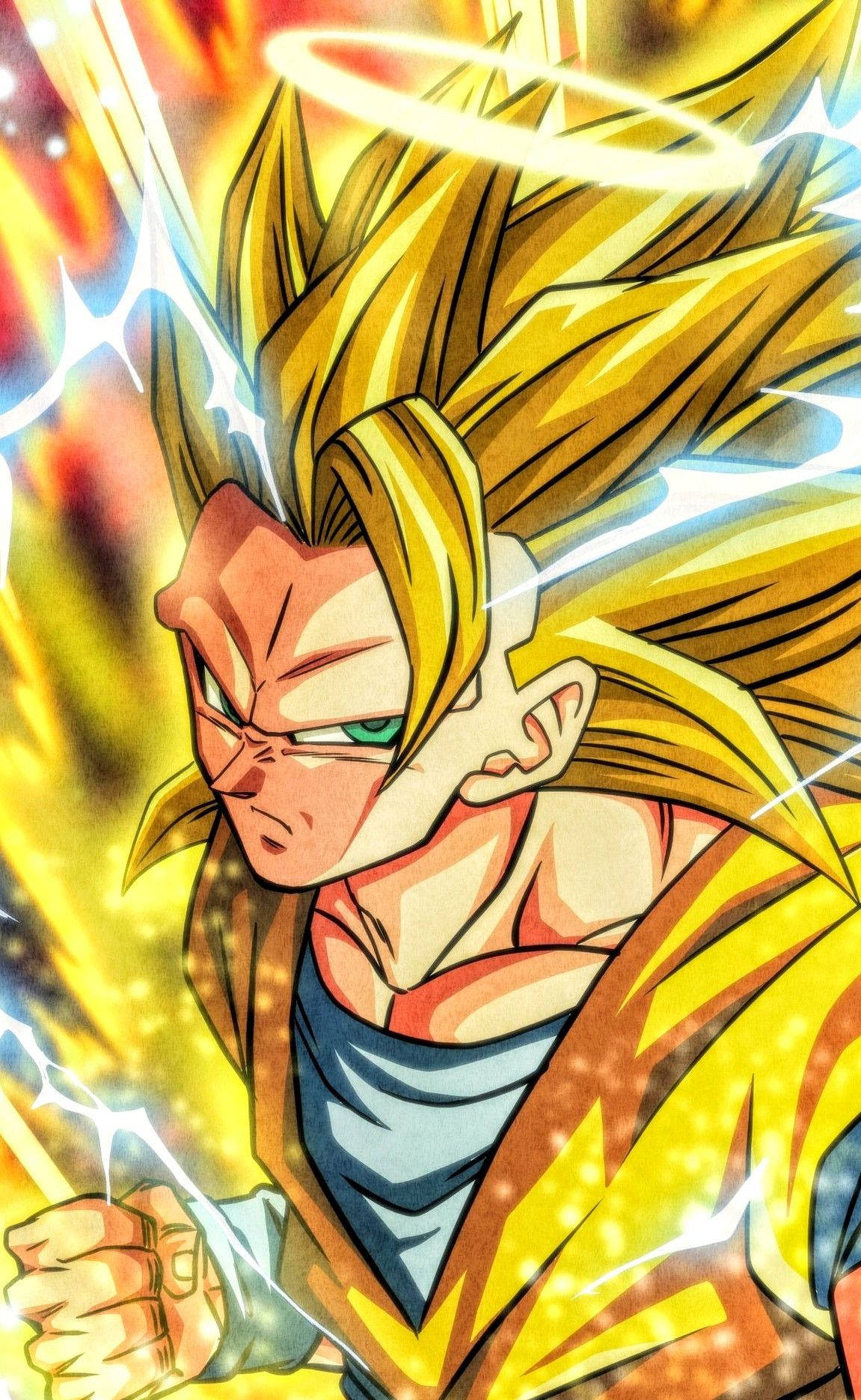 dragon ball z saiyan saiyan saiyan saiyan sai Fundal
