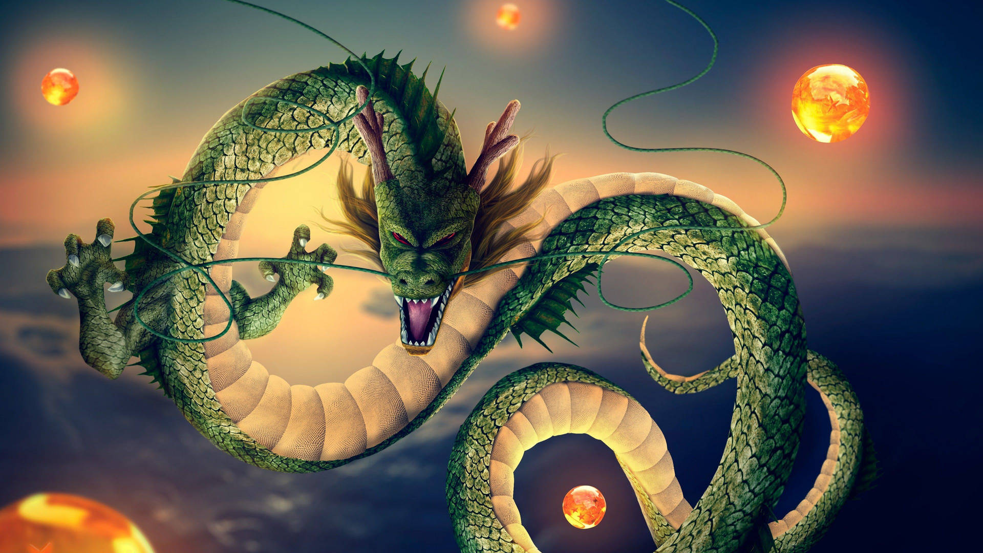 Dragon Ball Z Shenron, dragonul verde lung și înfricoșător de pe planeta Namek, super broly.