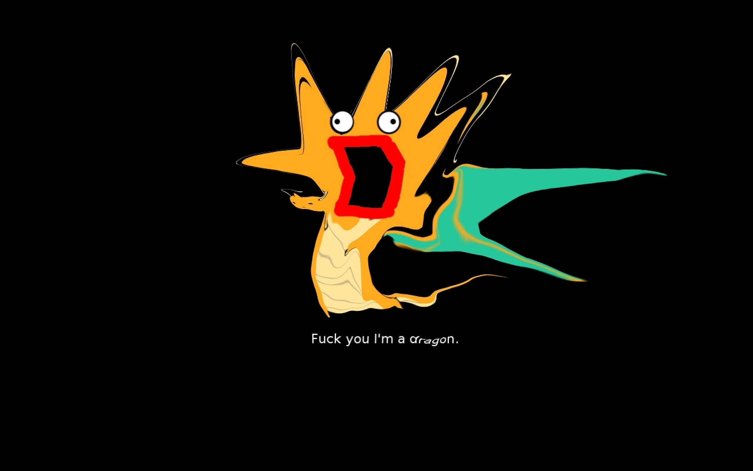 Dragonite amuzant anime Fundal