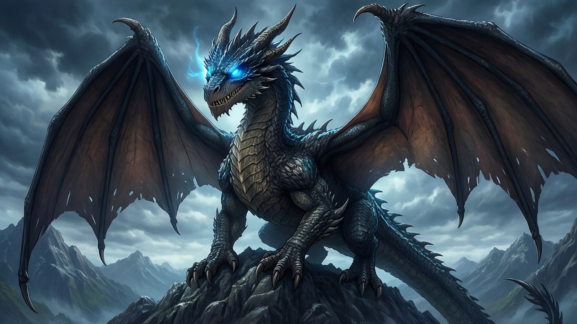 Dragonul Furtunii Fundal