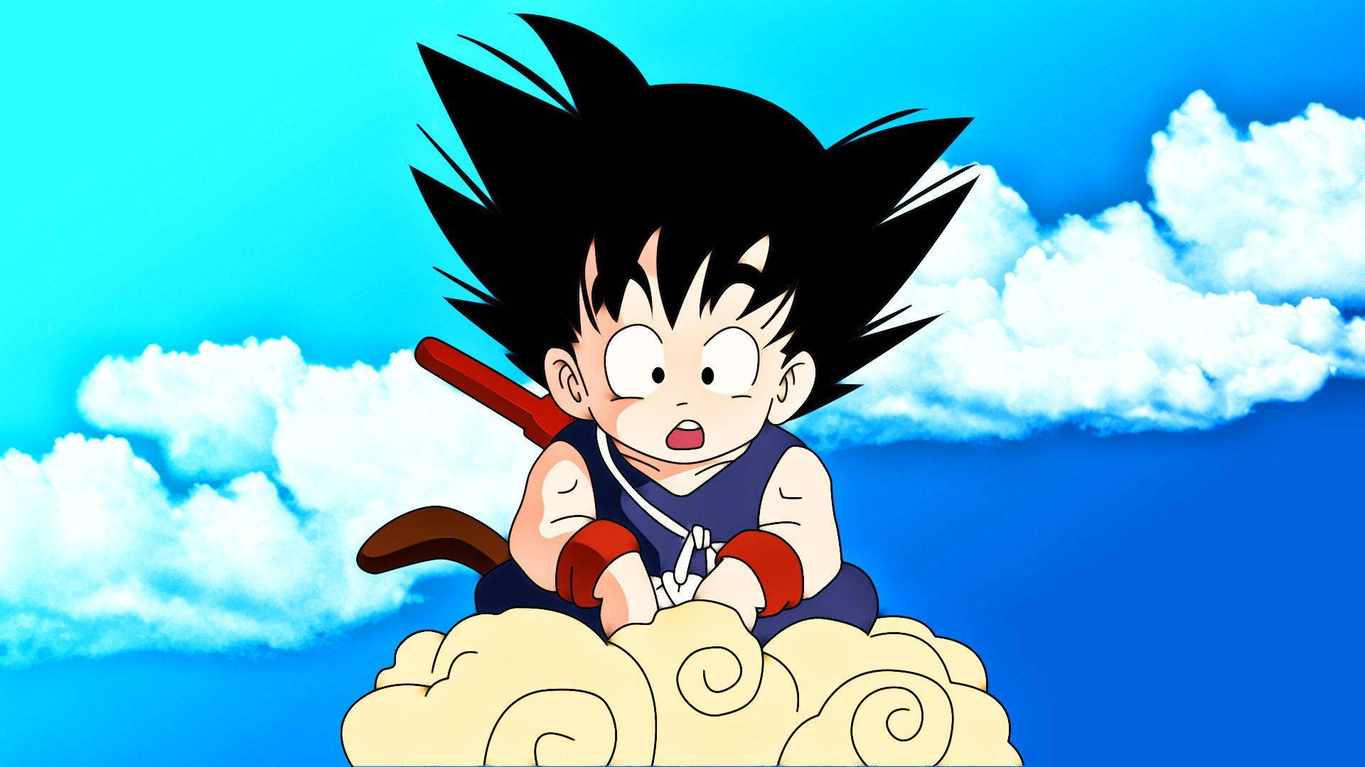 Drăguțul Kid Goku Fundal