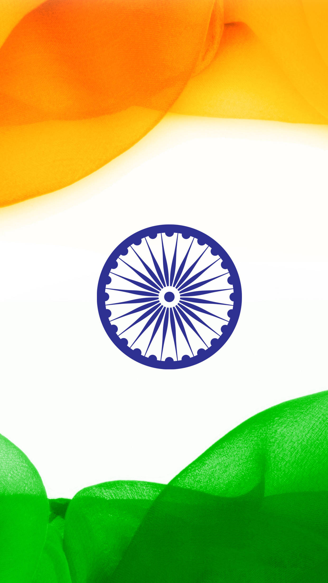 Drapel Indian Elegant pentru Mobil Fundal