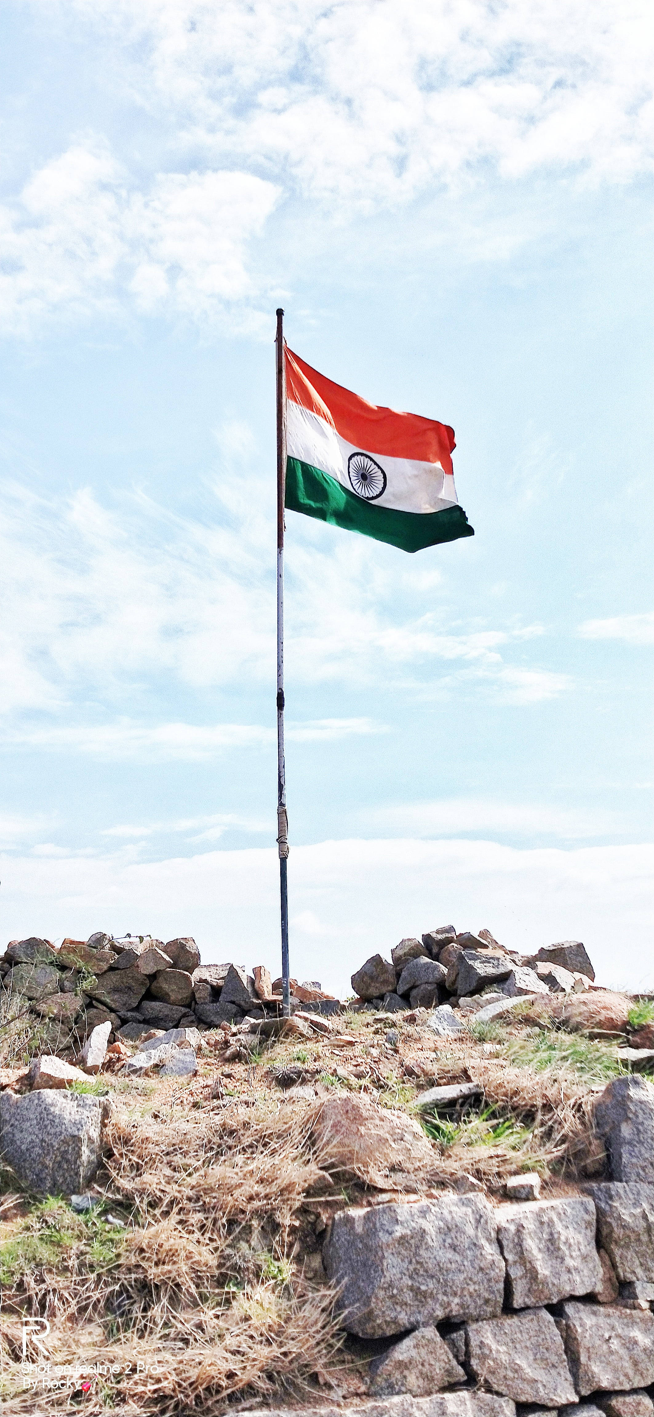 Drapelul Indian Uimitor pentru Mobil Fundal