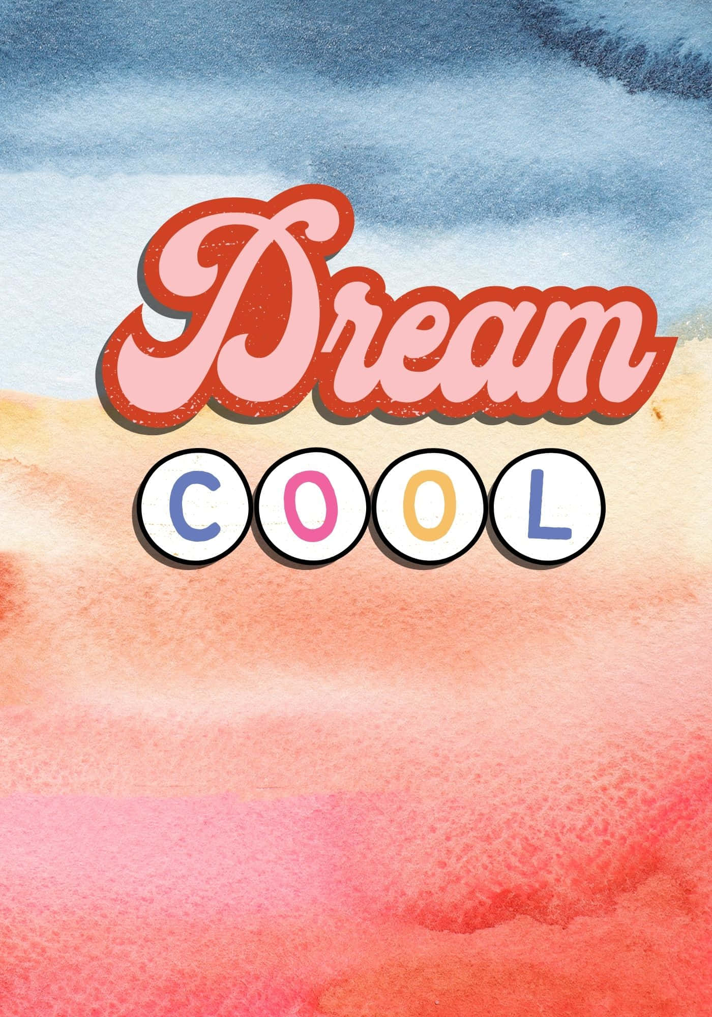 Dream Cool Fundal Gradient Acuarela Fundal