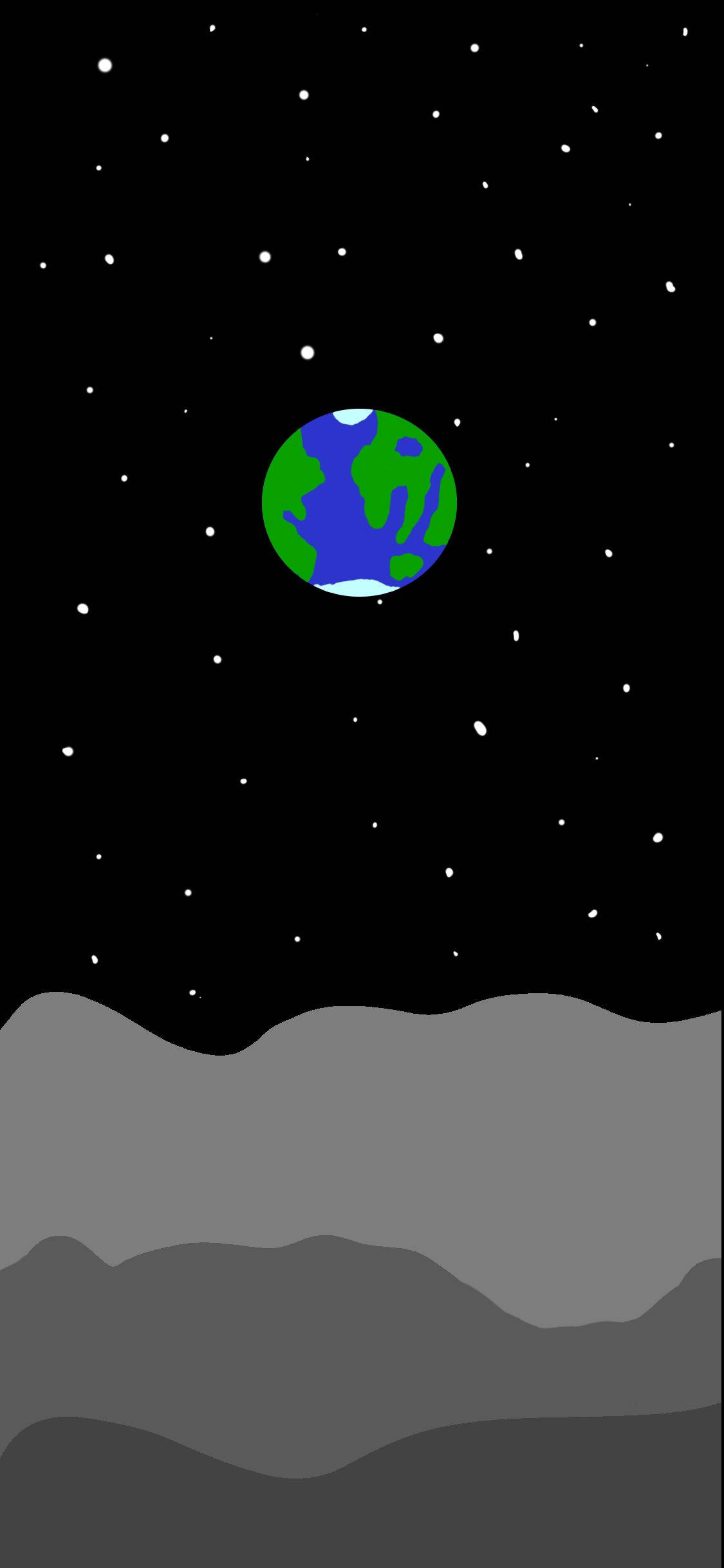 Drippy Earth In Space Fundal