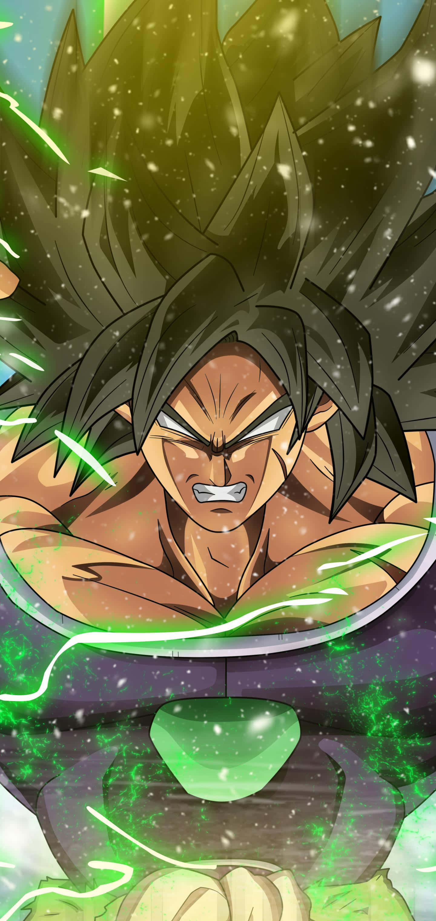 Du-ți dragostea pentru personajele clasice la nivelul următor cu acest wallpaper iPhone inspirat de Broly, care atrage atenția. Fundal