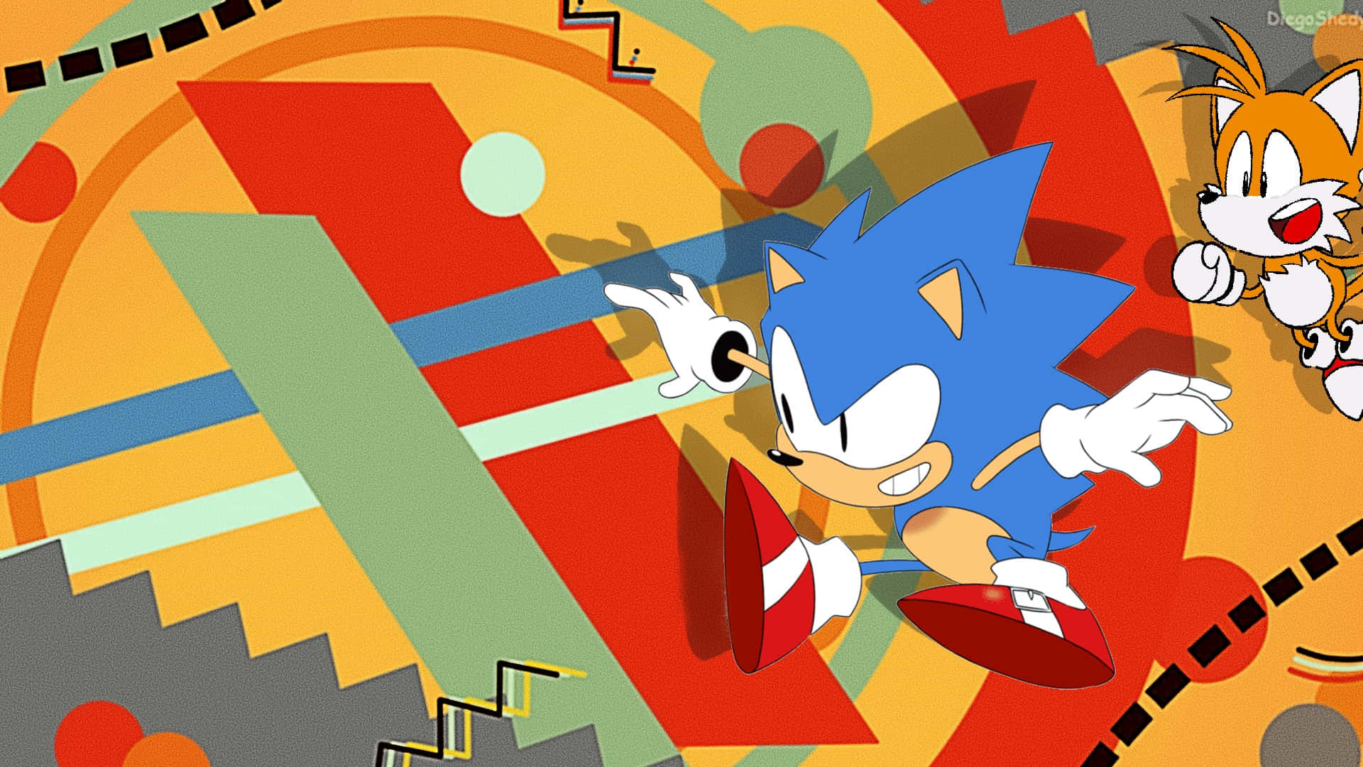 Duceți distracția clasică a unui personaj îndrăgit la un nivel superior cu Sonic Mania Fundal