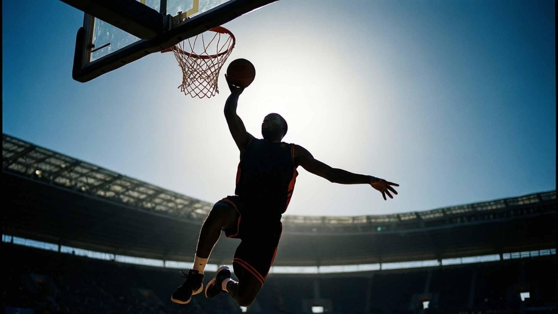 Dunk în lumină Fundal