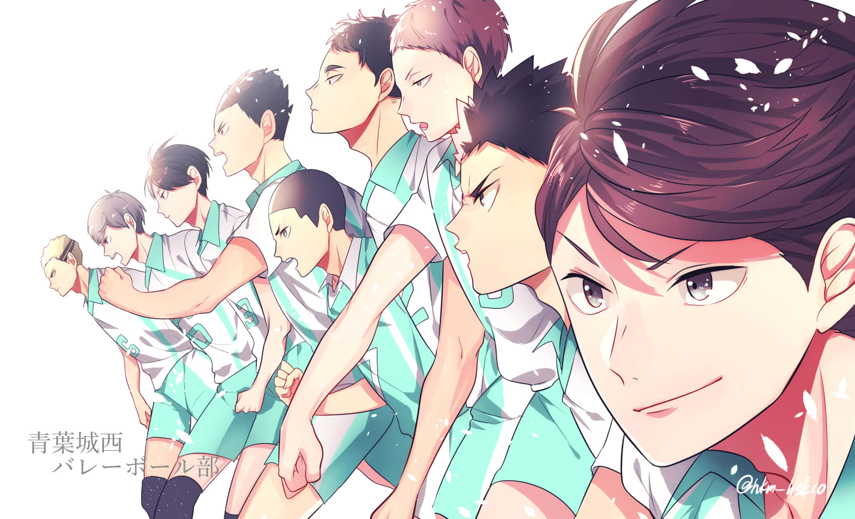 Echipa de volei Aoba Johsai Fundal