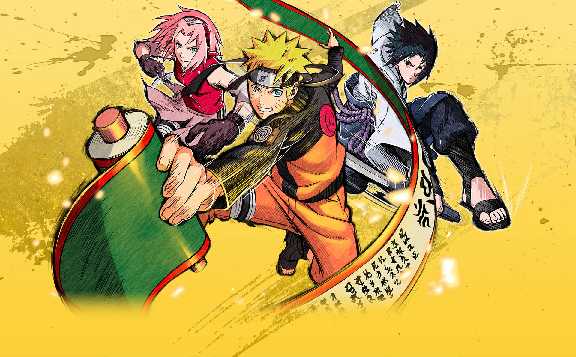 Echipa Trio Sakura, Naruto și Sasuke Fundal