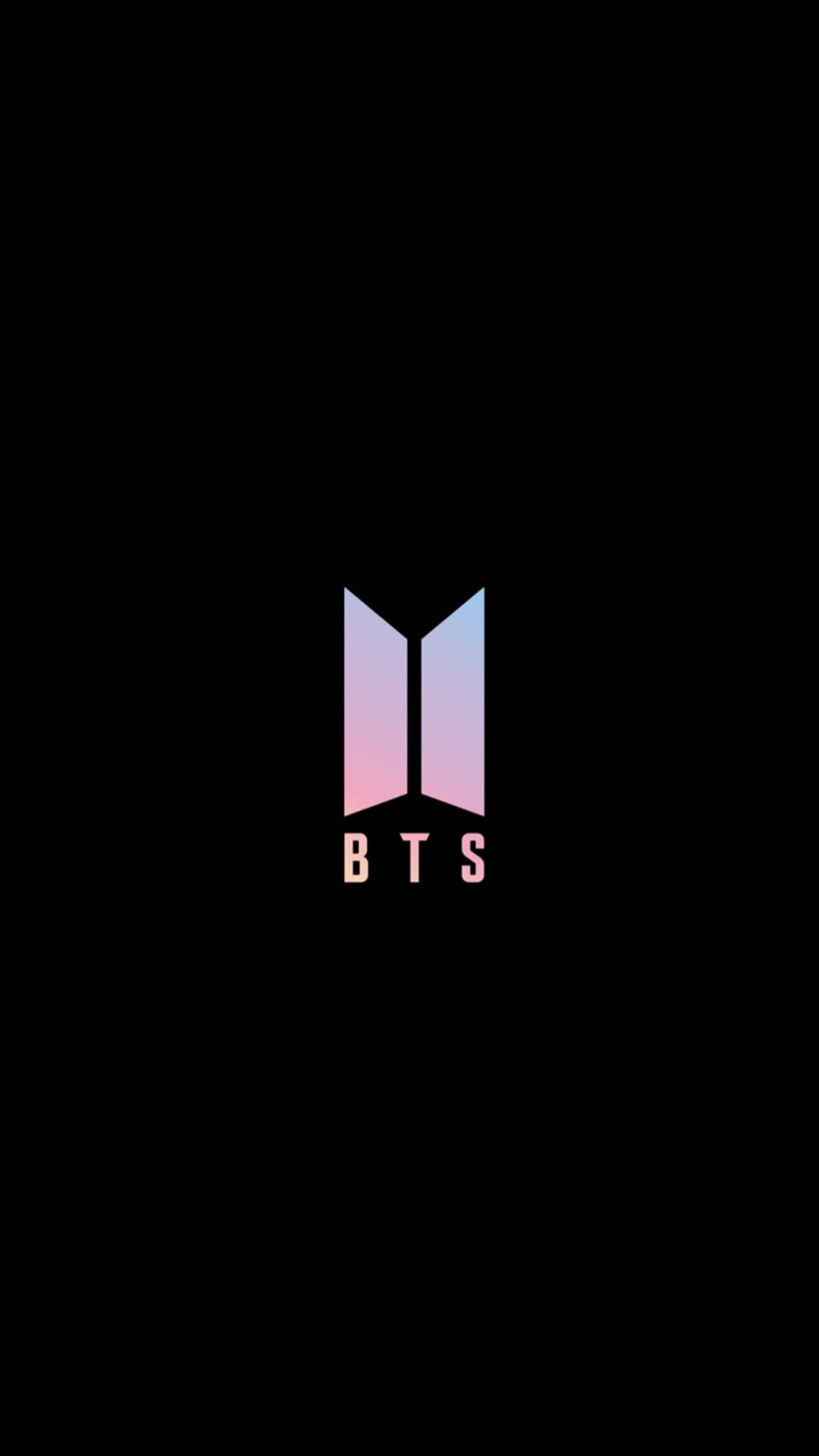 Ecran de blocare logo BTS violet Fundal