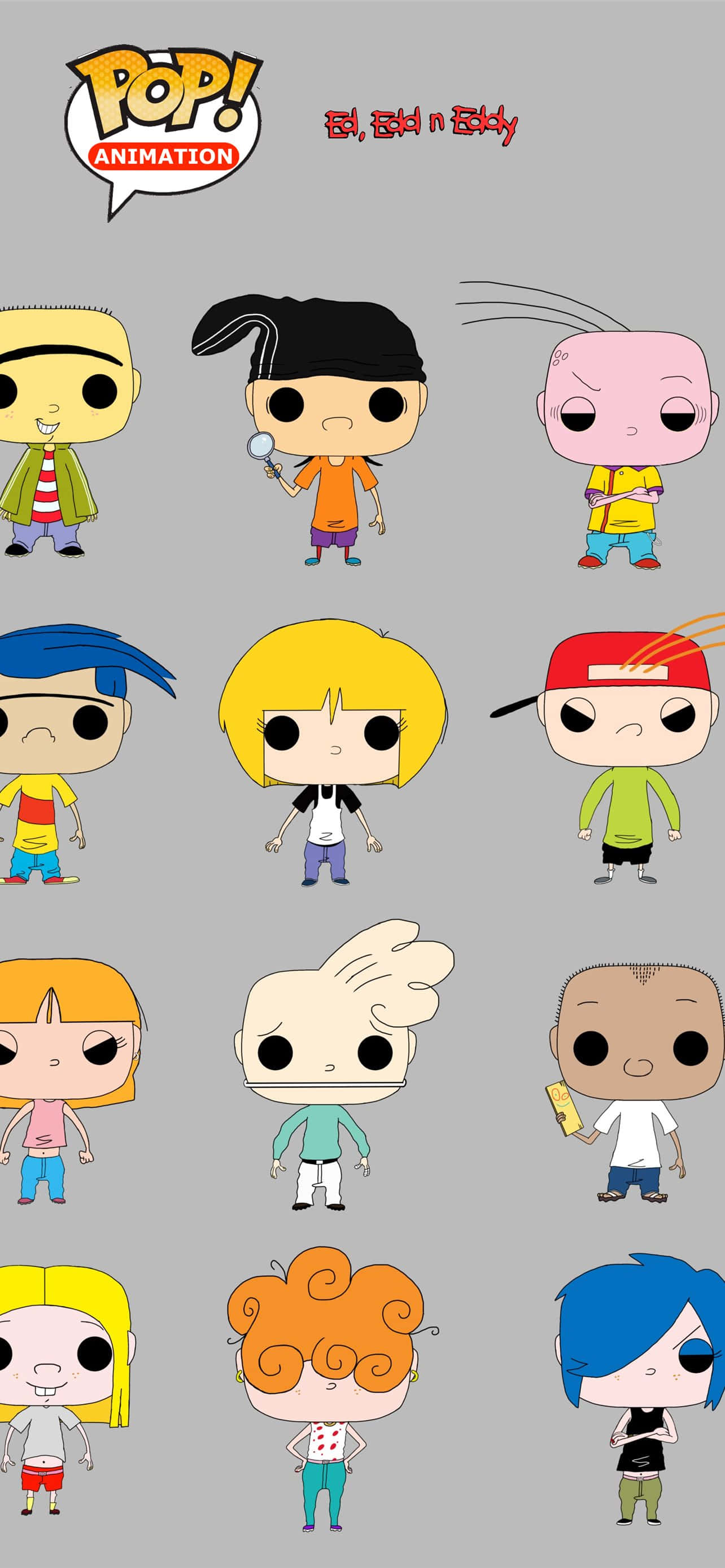 Ed, Edd N Eddy Funko Pop Fundal